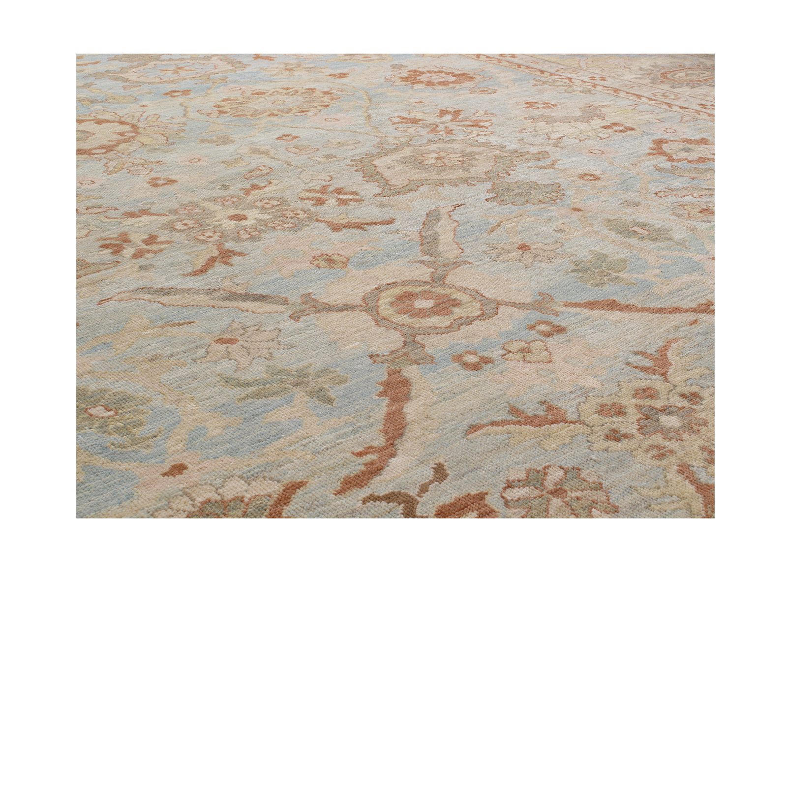 This Ziegler Sultanabad is made of fine quality Handspun wool. 