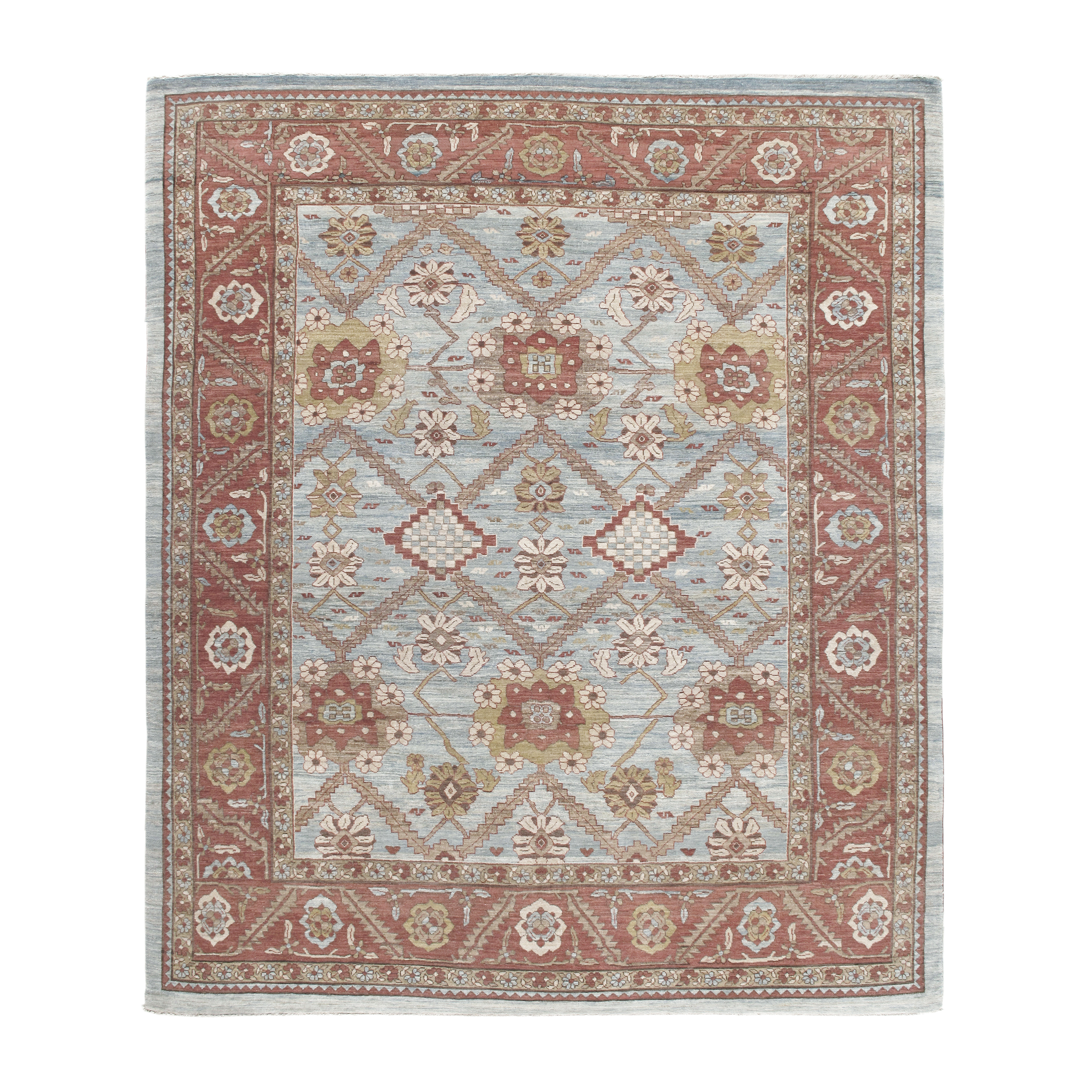 This Persian Bakshaish rug is handmade.