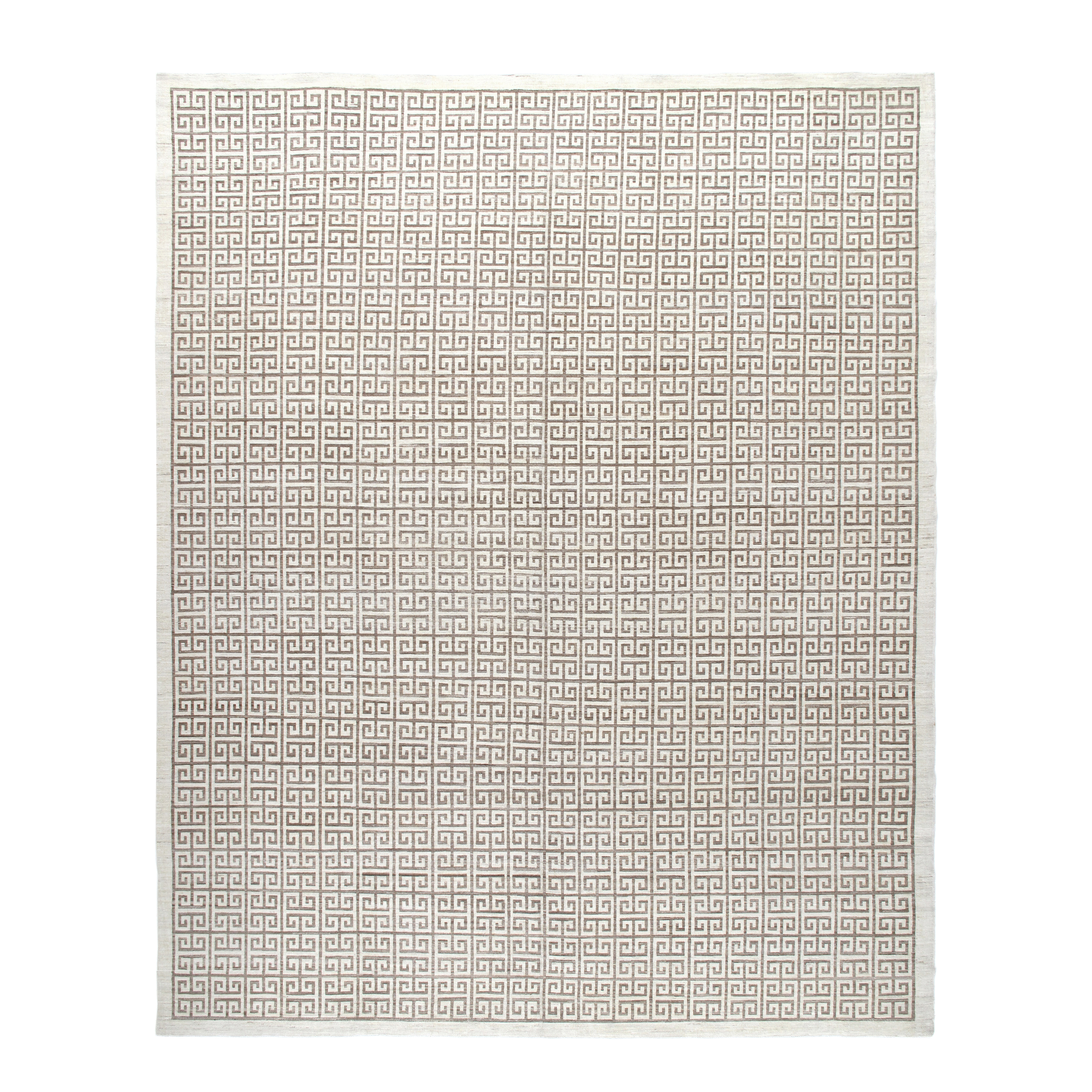 This Olympia rug is hand-knotted with modern touch design and made of 100% wool. 