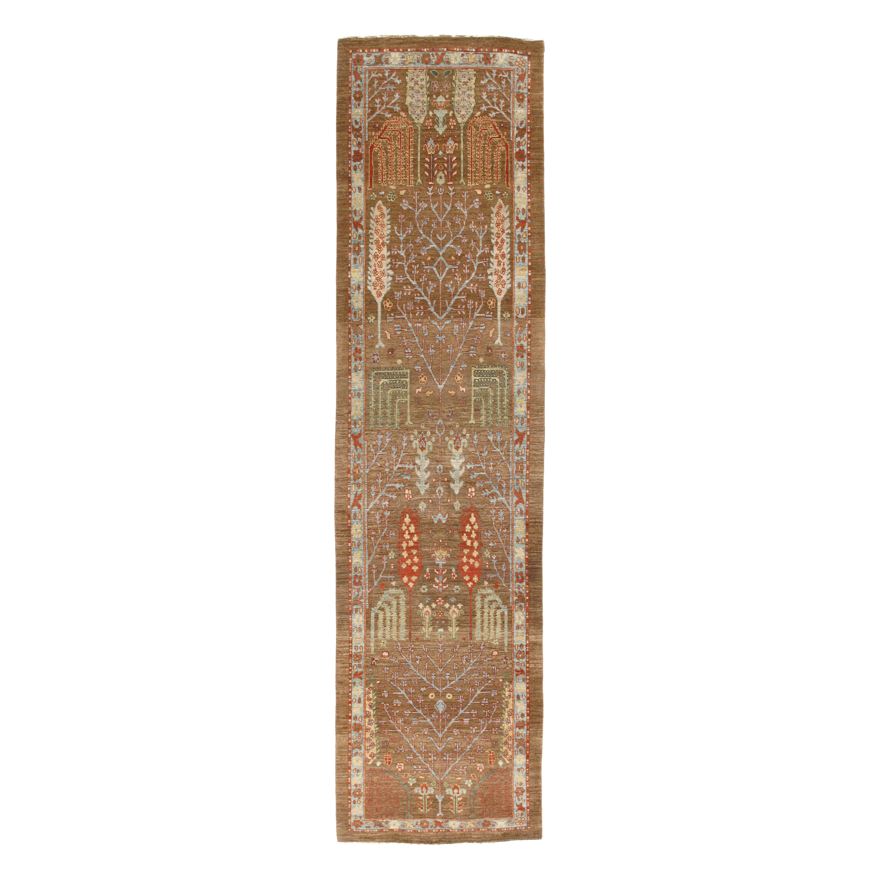 bakhshaiash runner is made with fine handcard wool. 