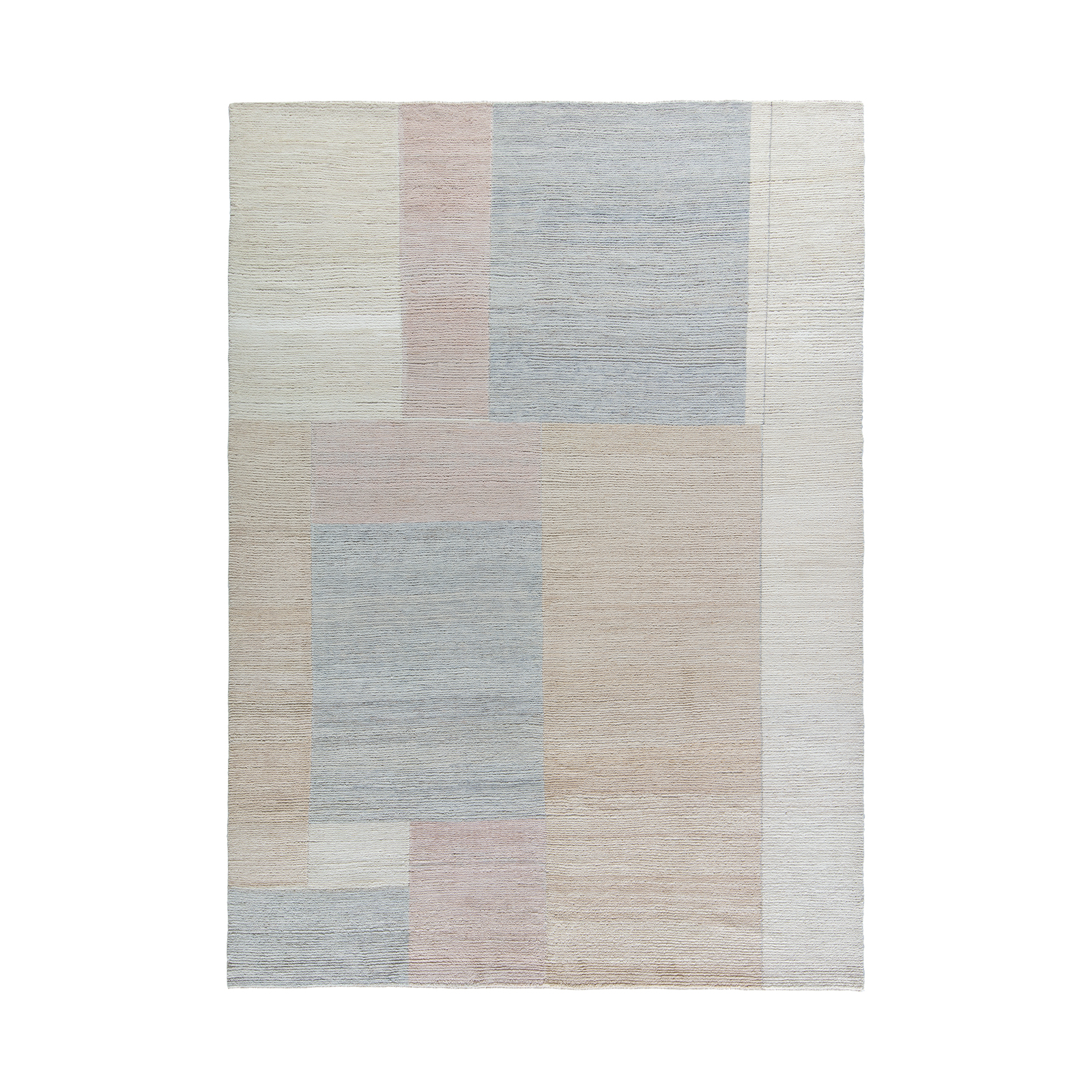Our Chalten rug is hand-knotted, and made from the finest hand-carded, hand-spun naturally dyed wool with silk accent.