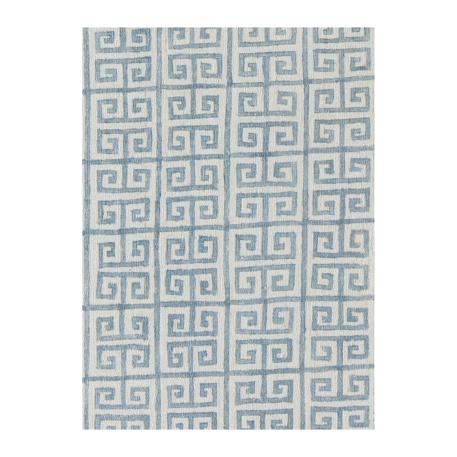 Our Greek Key rug is hand-knotted, and made from the finest hand-carded, hand-spun naturally dyed wool with silk accent.