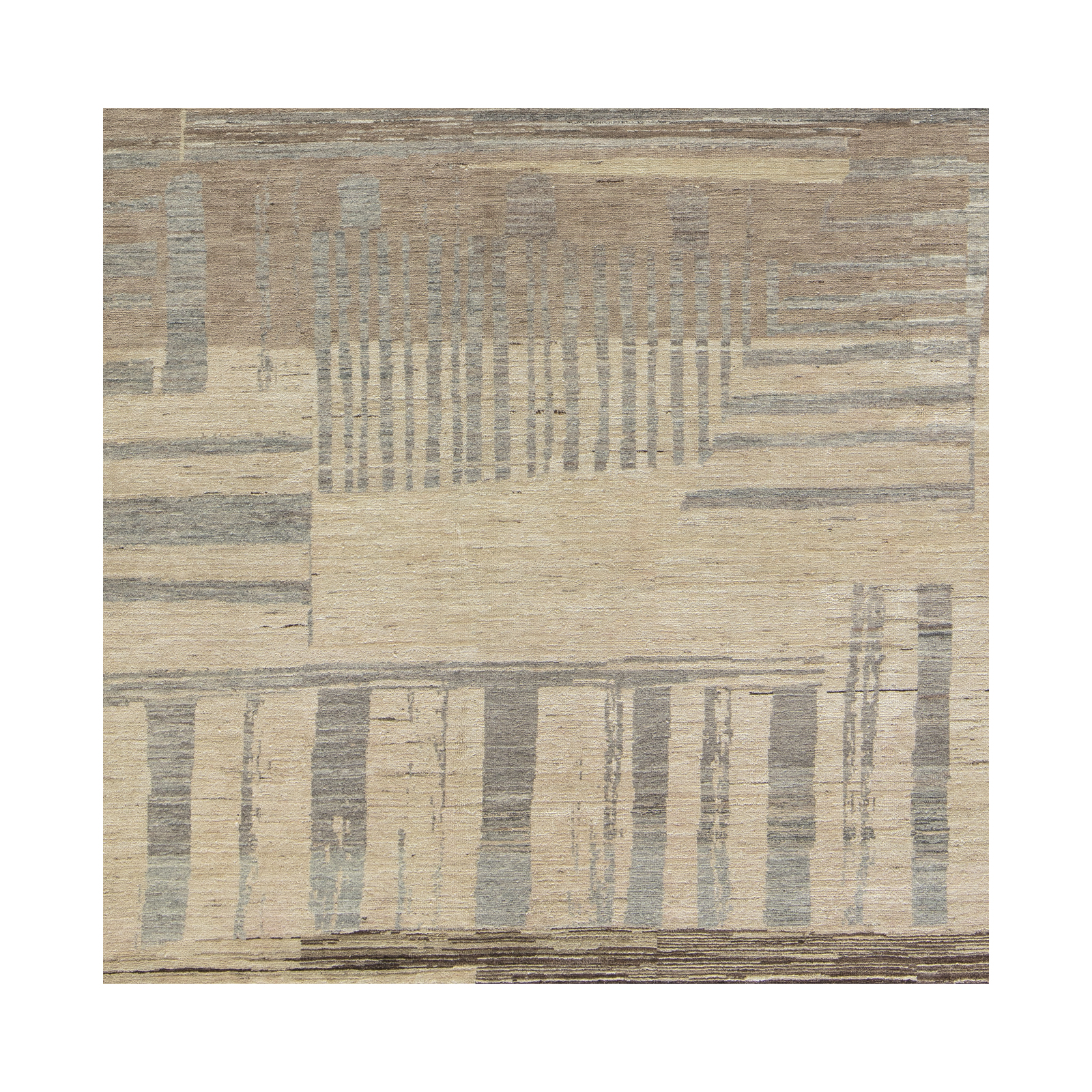 Our Sahara rug is hand-knotted, and made from the finest hand-carded, hand-spun naturally dyed wool.