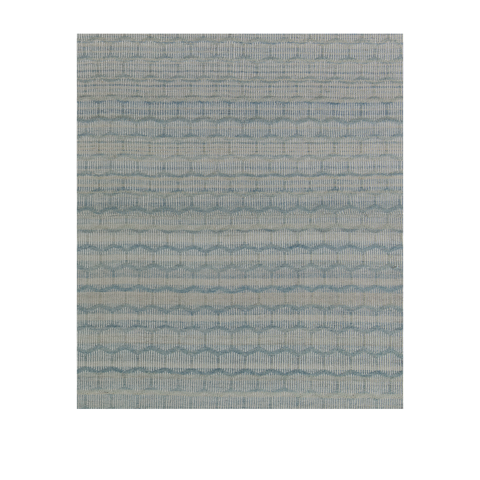 This  Honeycomb Pelas flatweave rug is made with handspun wool and natural dyes.