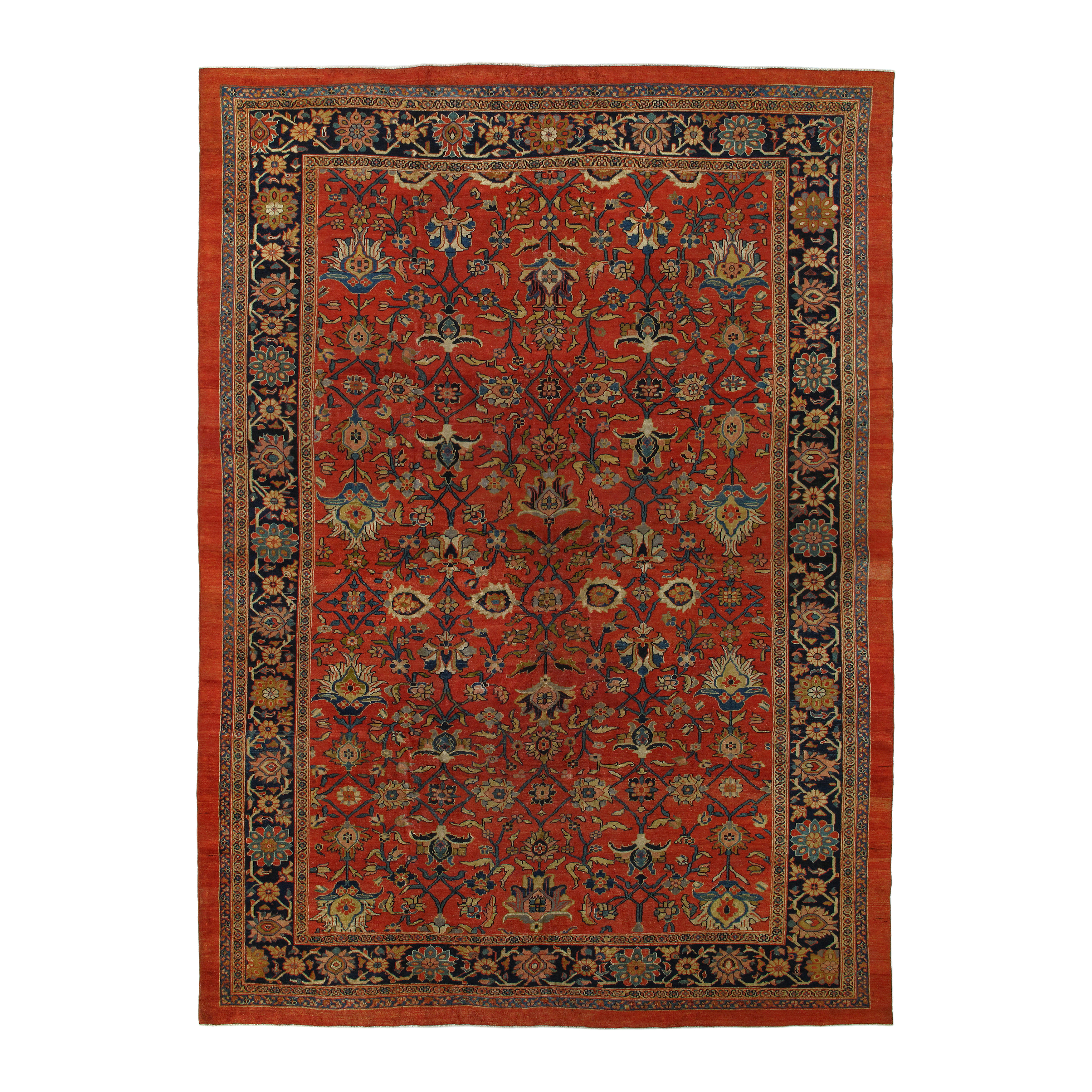 This Persian Mahal rugs is from major rug weaving area in central west Iran.