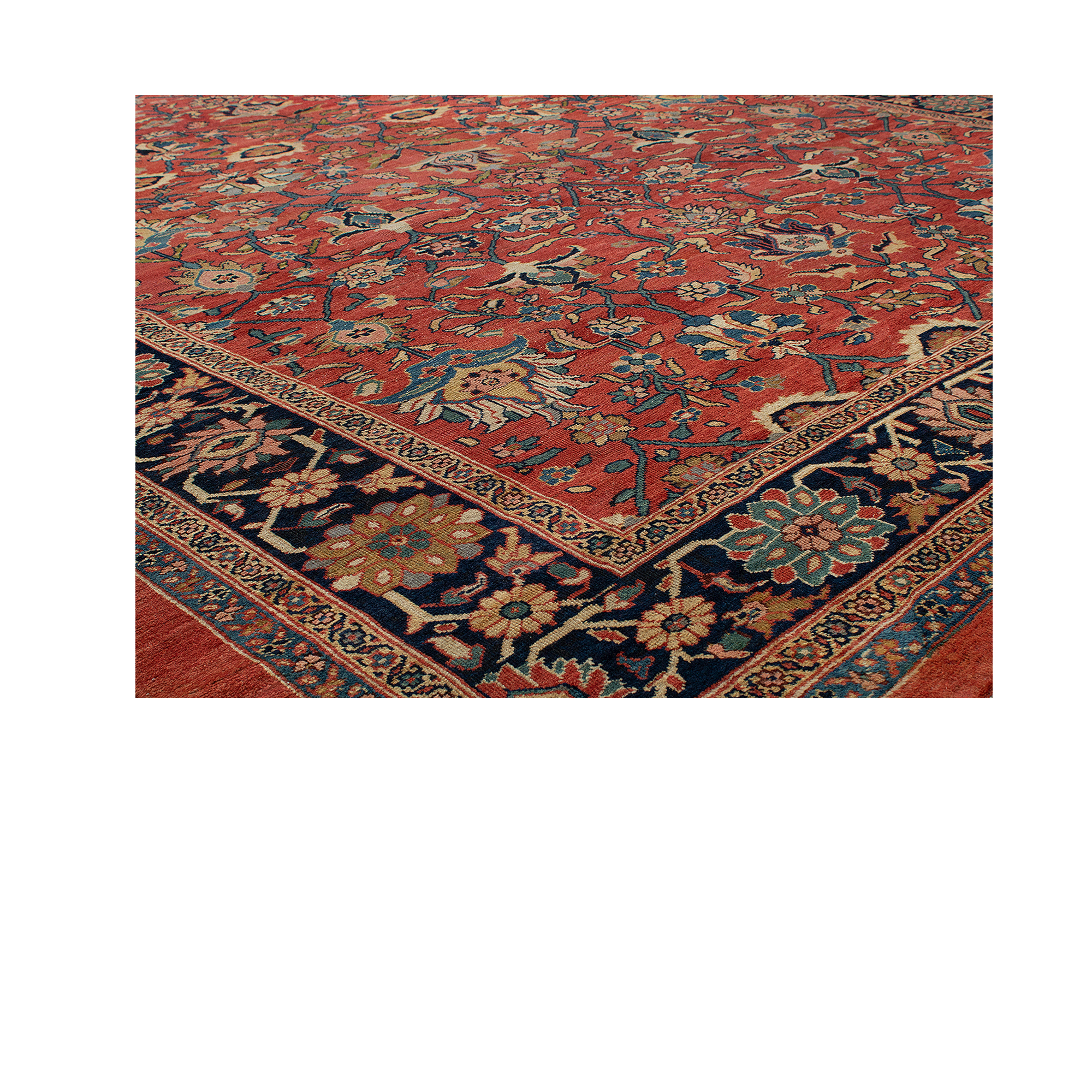 This Persian Mahal rugs is from major rug weaving area in central west Iran.