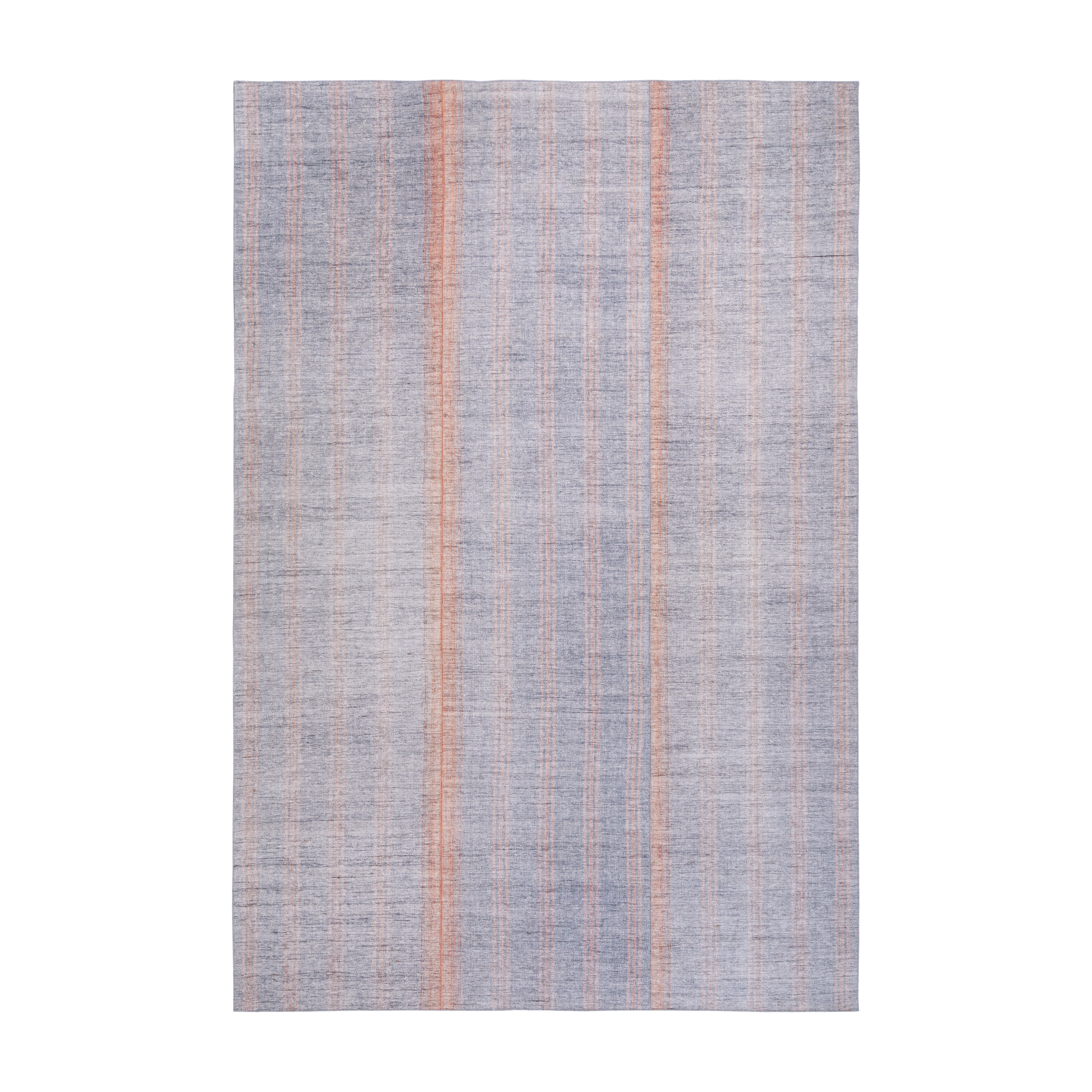 Vintage Santiago rug is a stunning flatweave made with handspun wool and cotton.  
