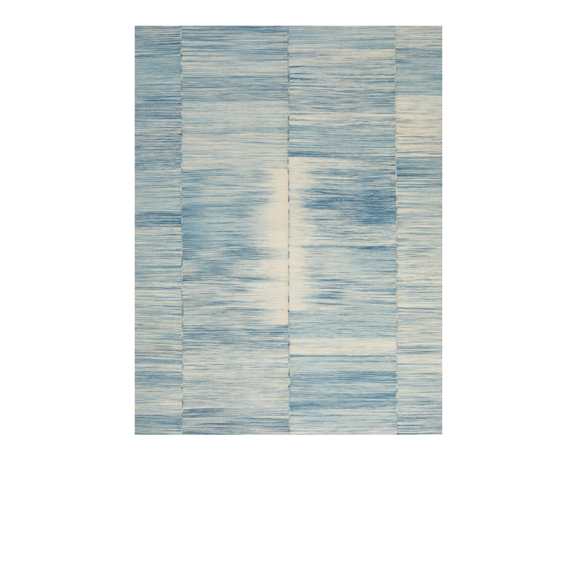 This Mazandaran rug is is hand-woven and 100% made of wool.