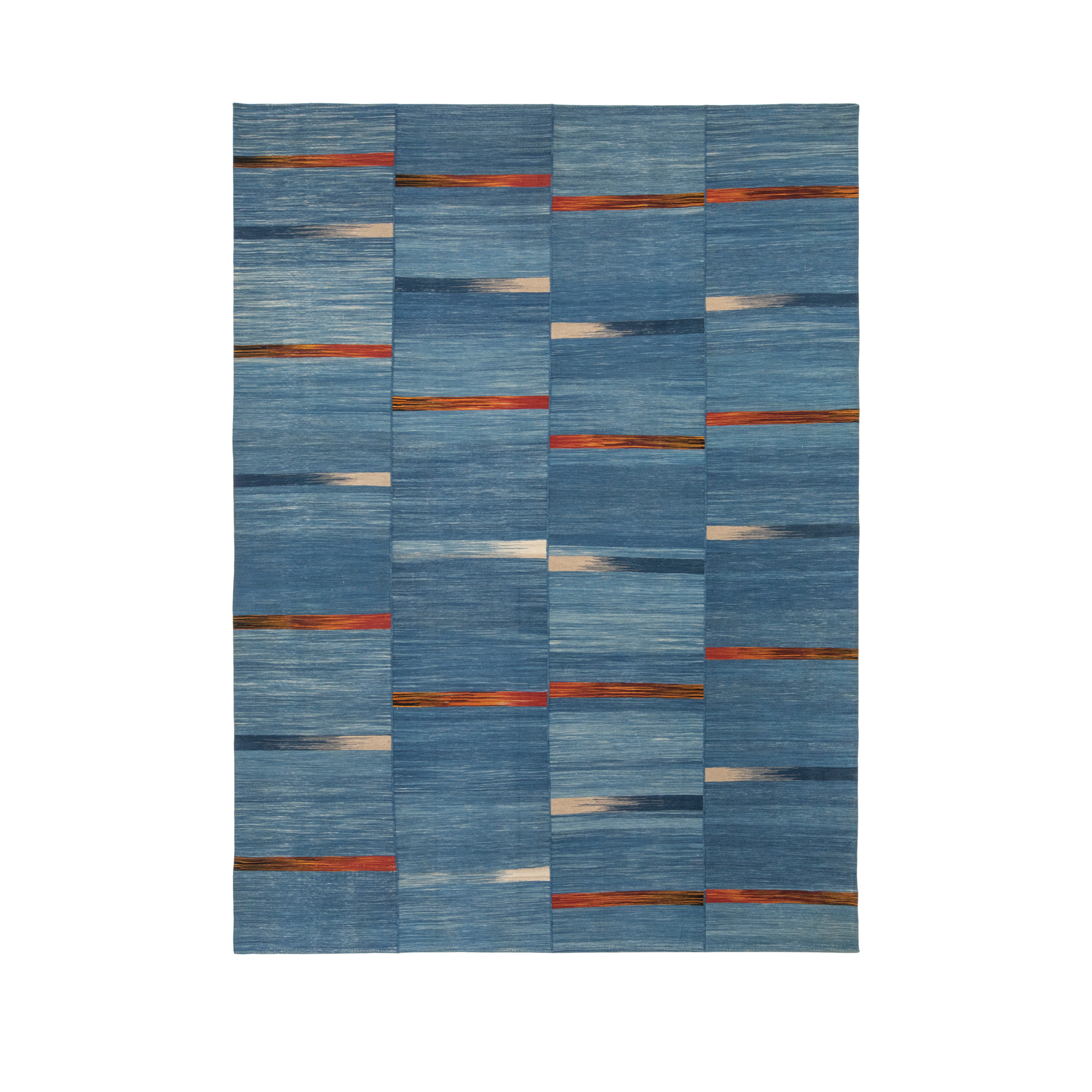 This Mazandaran rug is hand-woven and made of 100% wool.