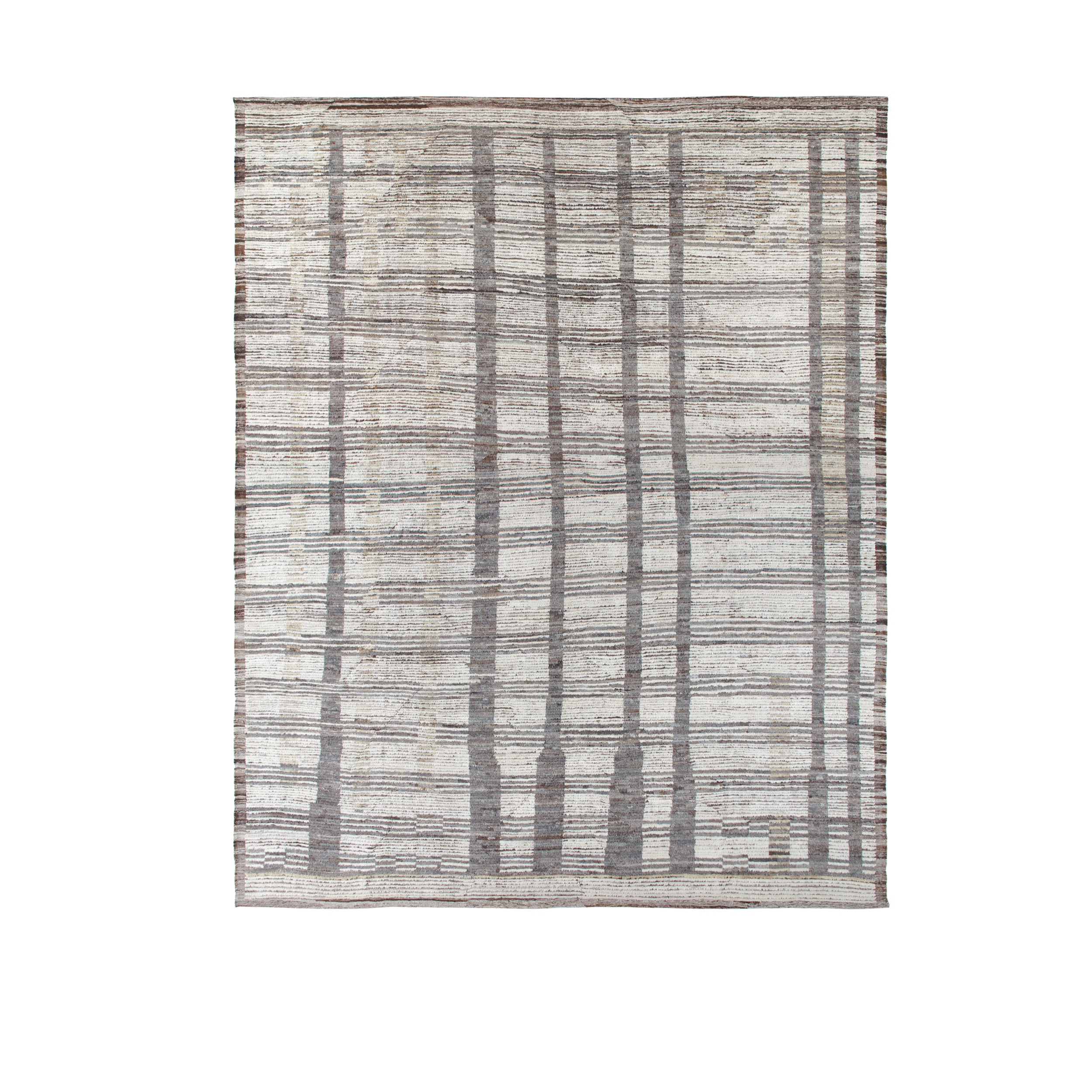 Milan rug is a modern beige colored rug made from 100% handspun wool and natural dyes. 