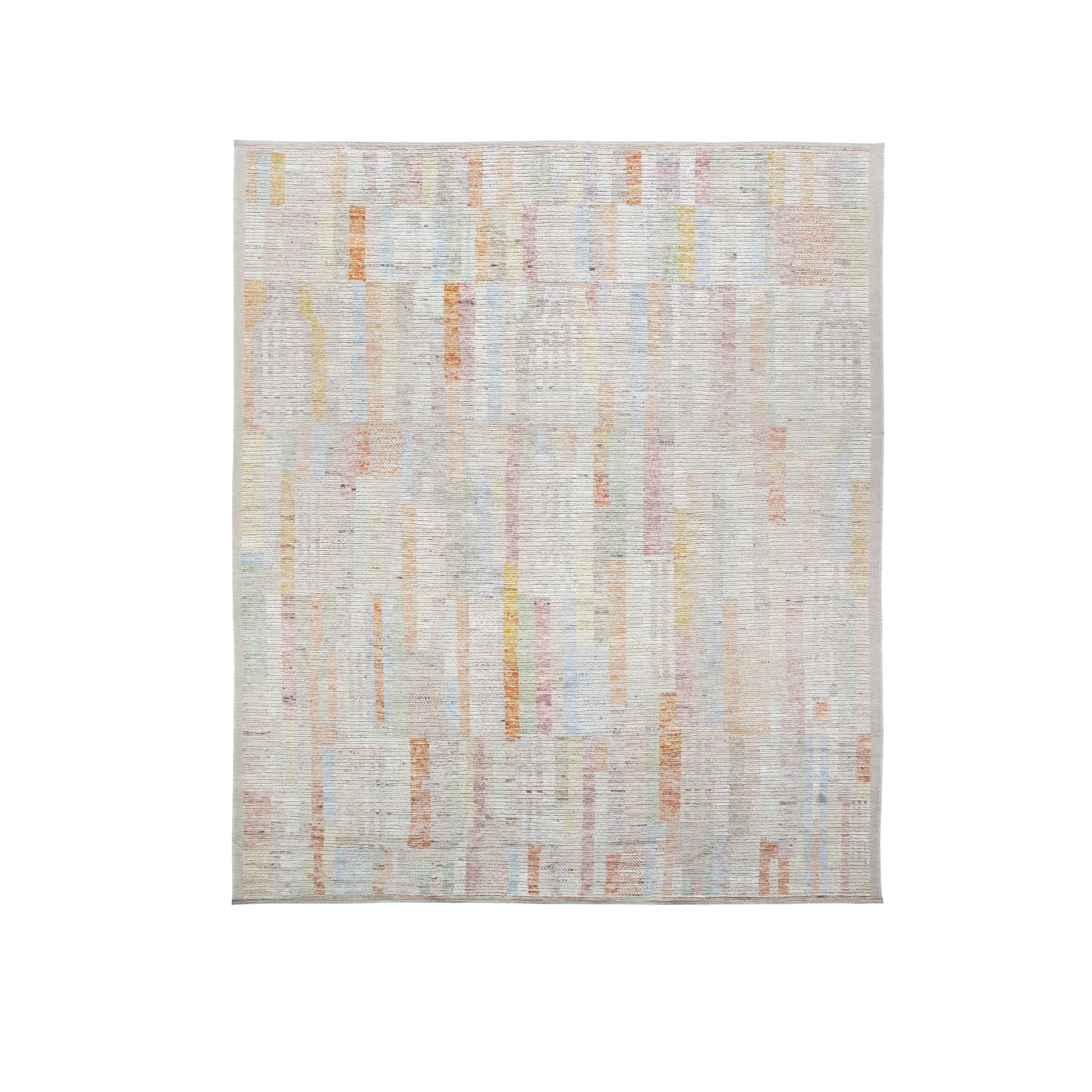 Pastel rug is a modern hand-knotted rug made from 100% wool and the perfect pastel palette. 