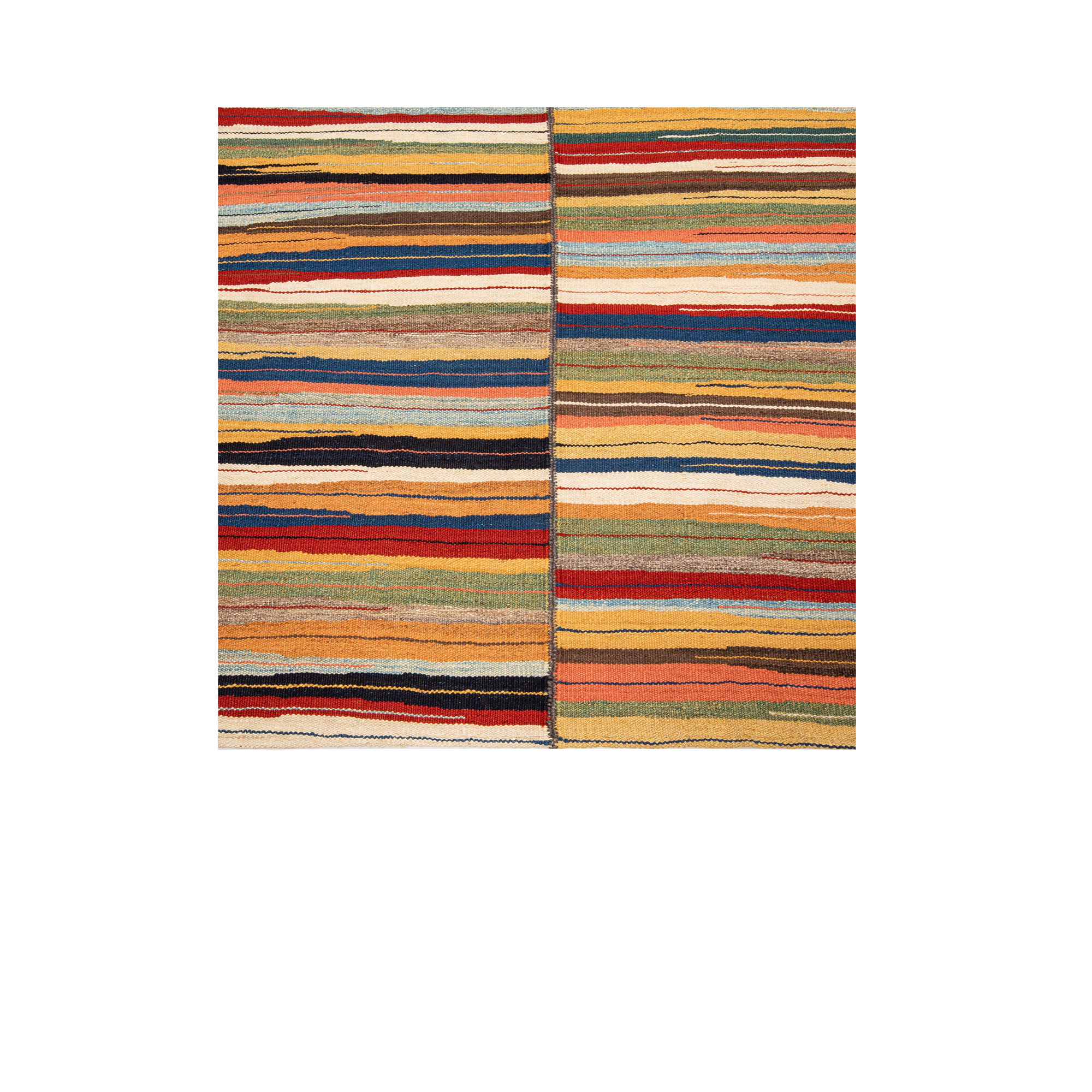 Mazandaran rug inspired by the kilims that were woven by Persian women in the Mazandaran Province. 