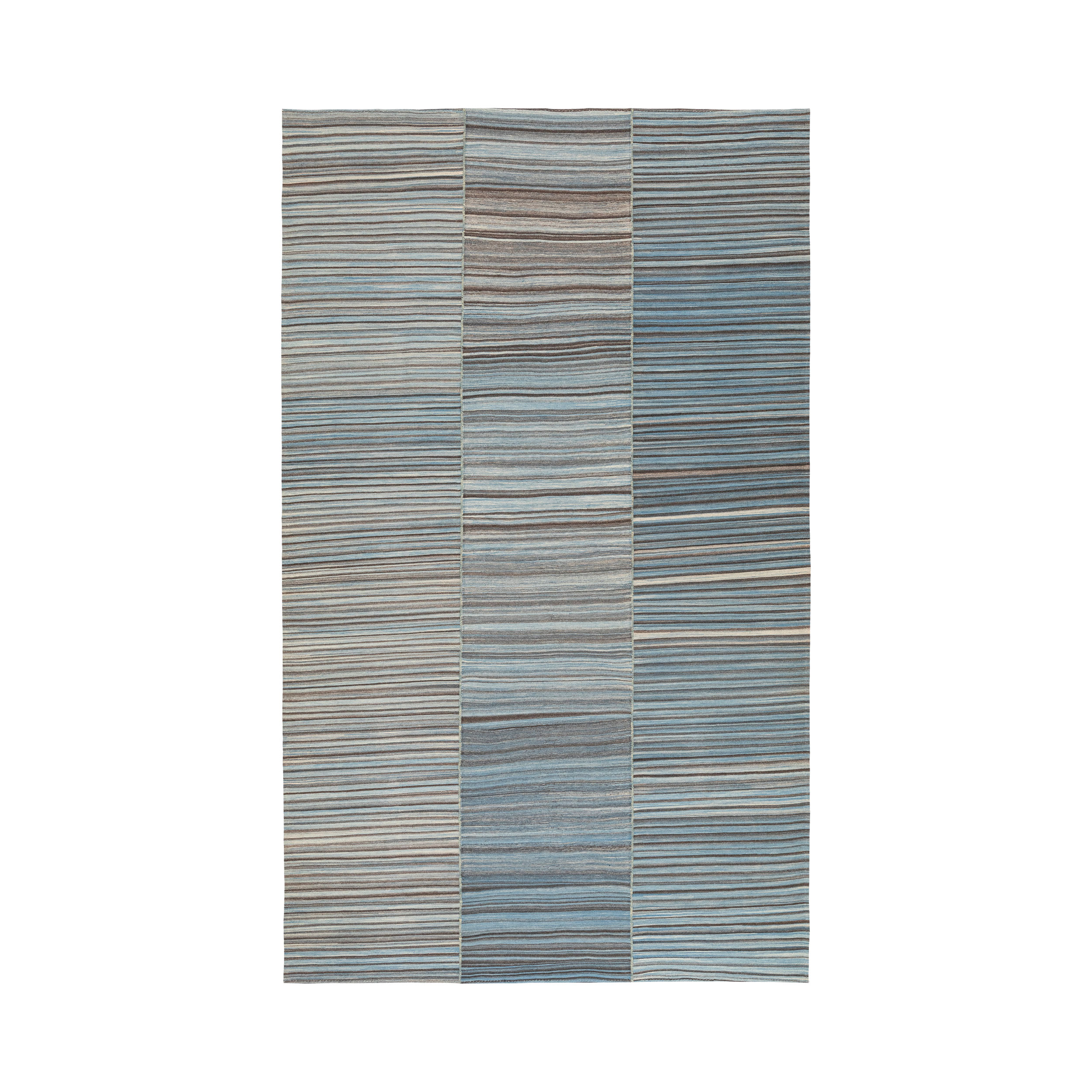 Pelas flatweave rug that is made with handspun wool and natural dyes. Inspired by Charmo kilims. 