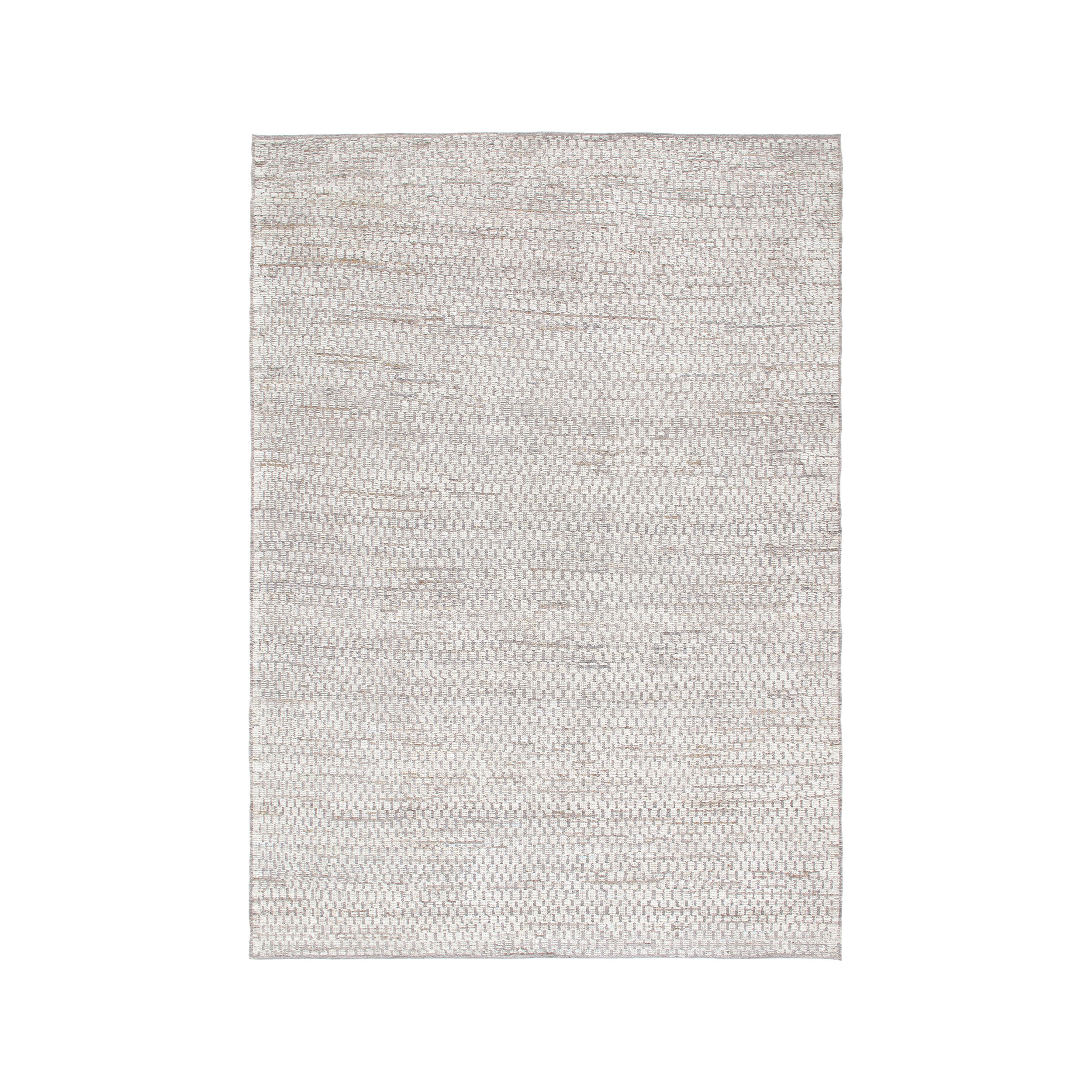 This Pashmina Rug is hand-knotted and made of 100% wool.