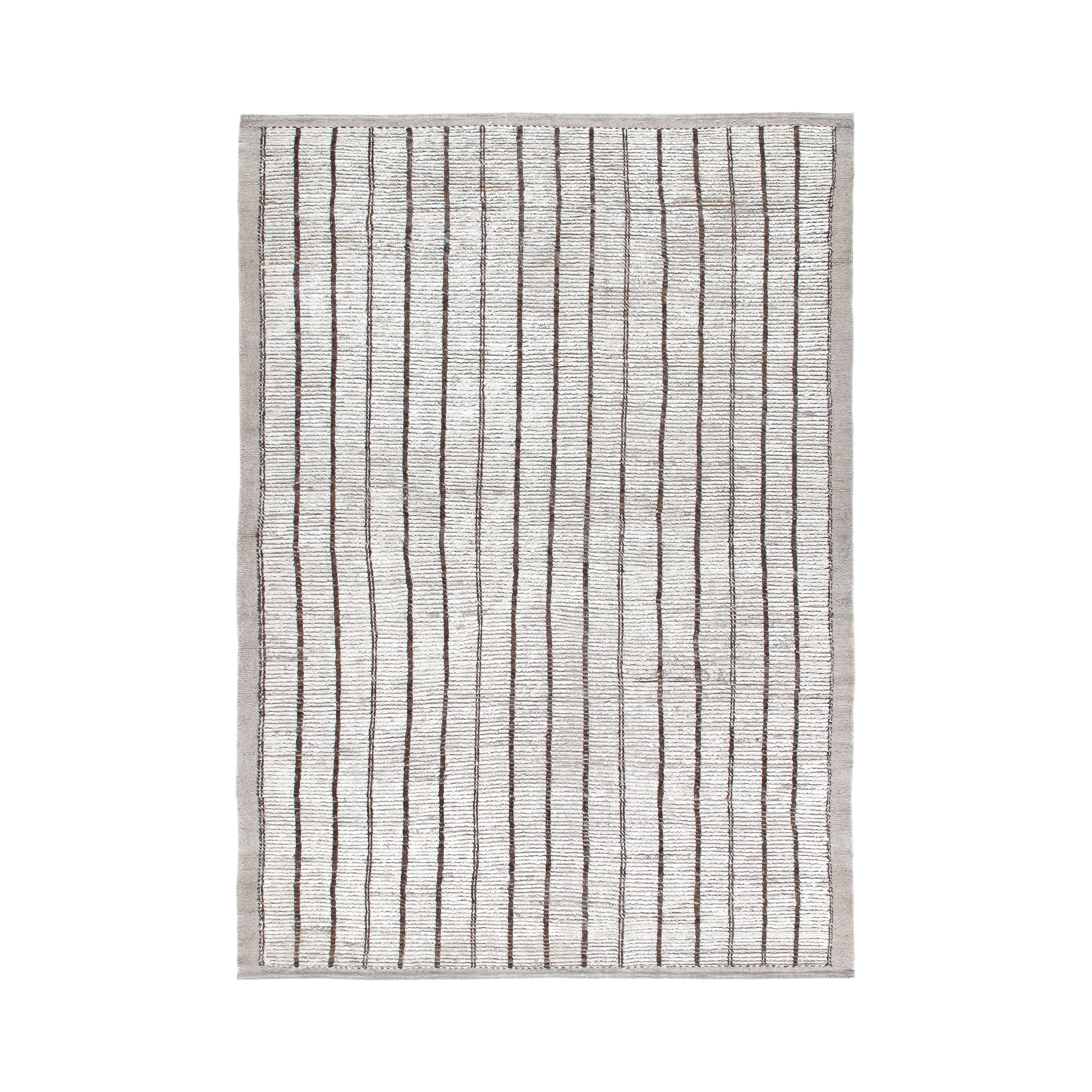Modern cashmere hand knotted rug