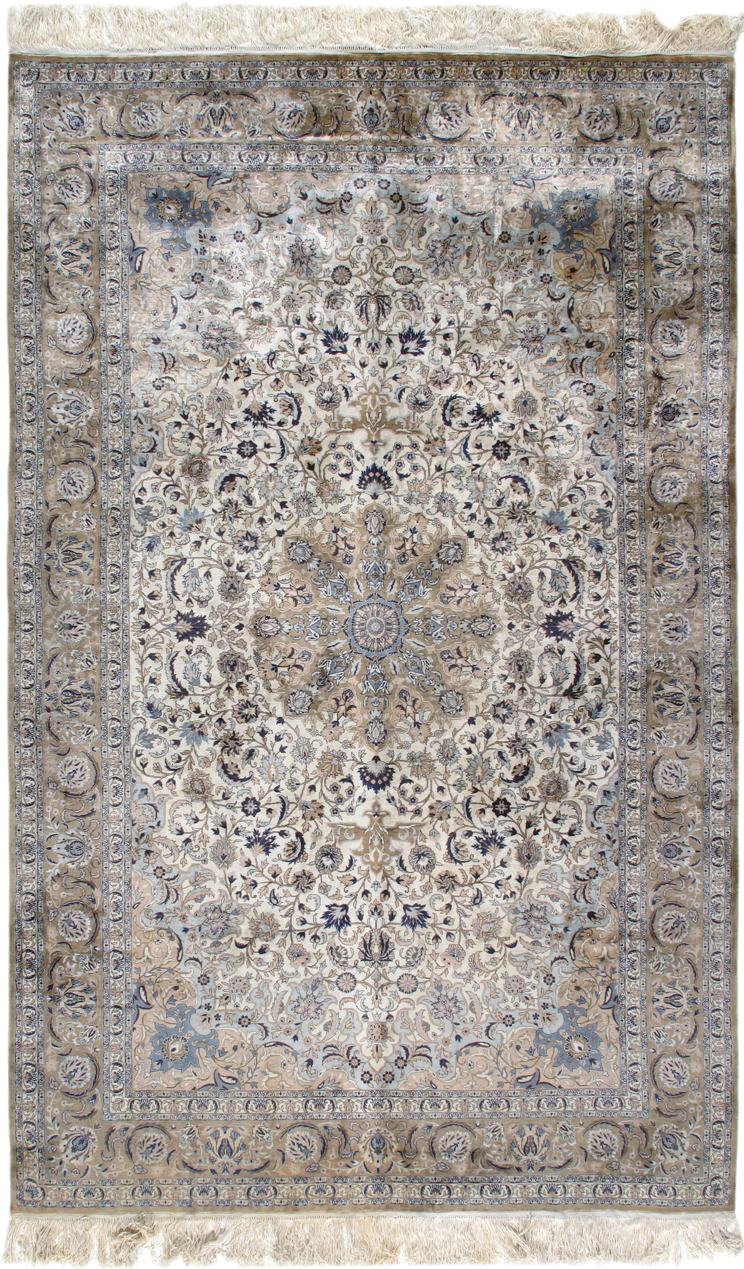 Vintage Chinese Silk rug