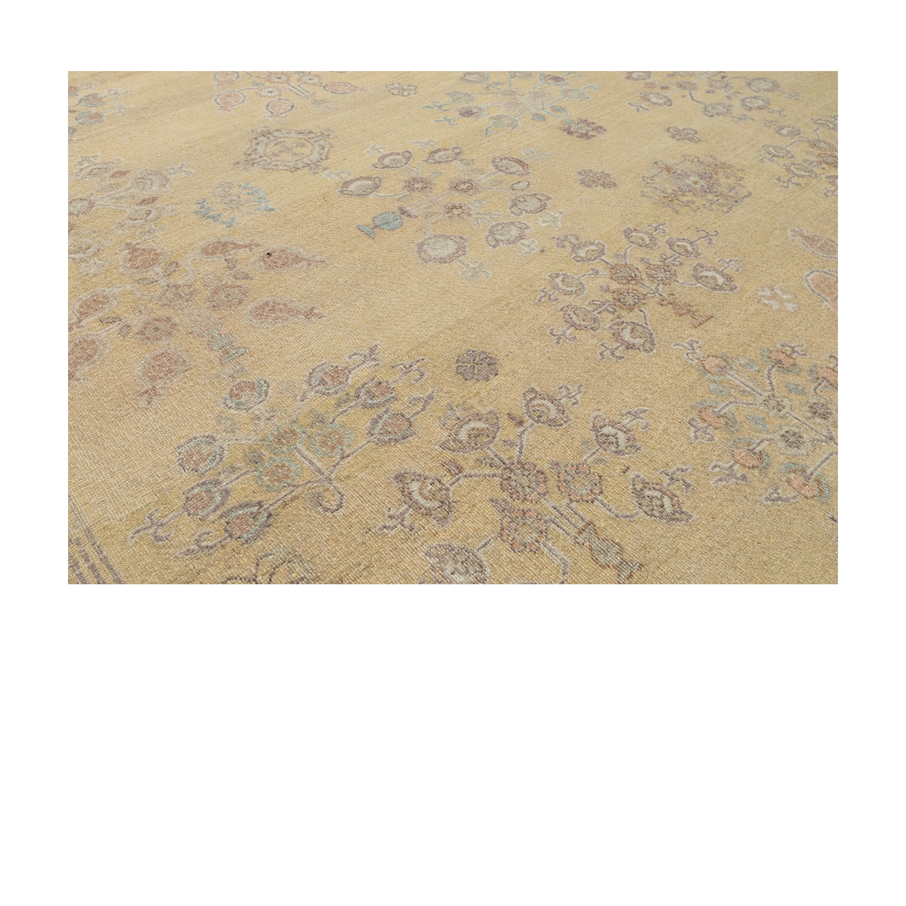Golden beige Samarkand Rug