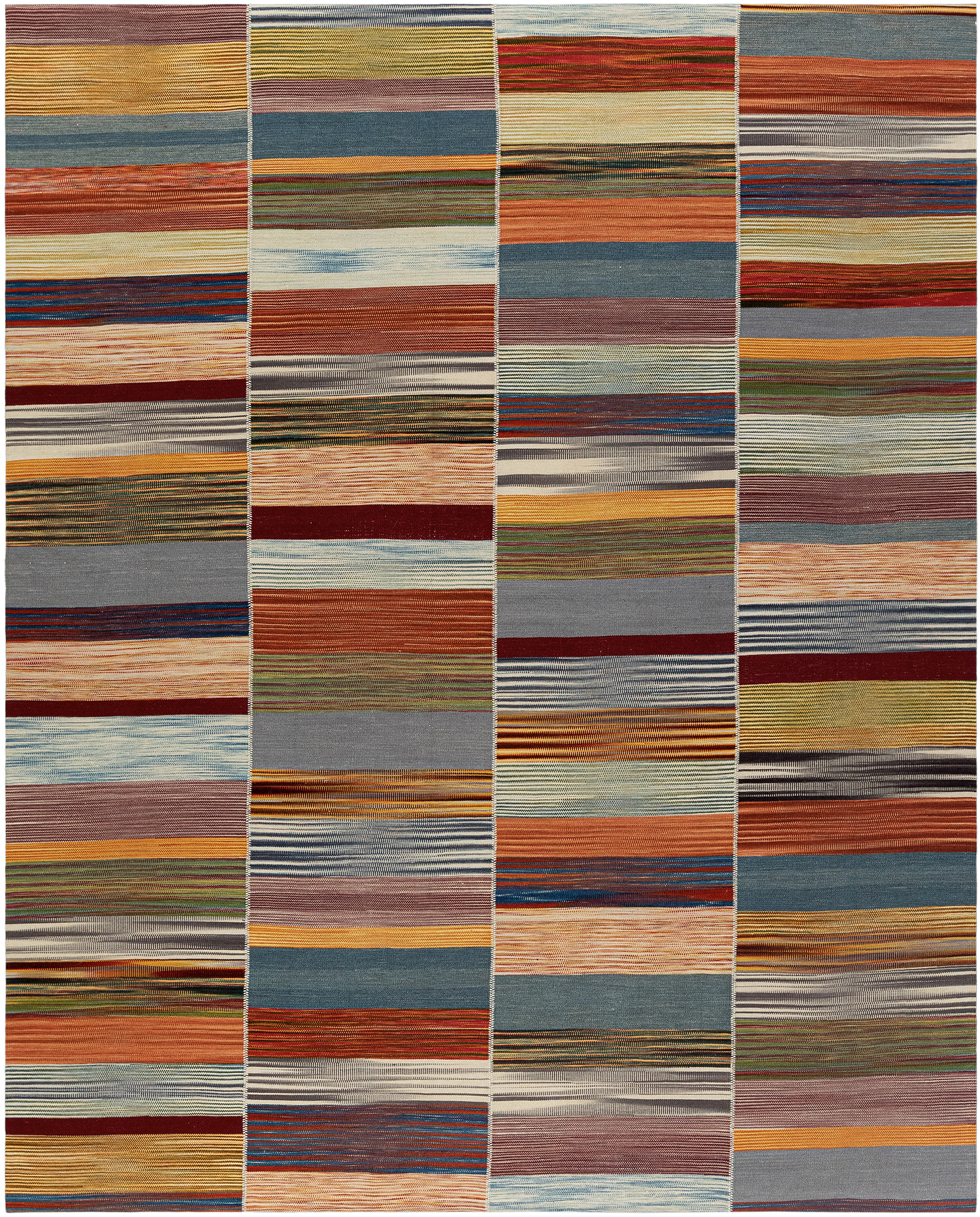 Multicolor Mazandaran Flatweave Rug 