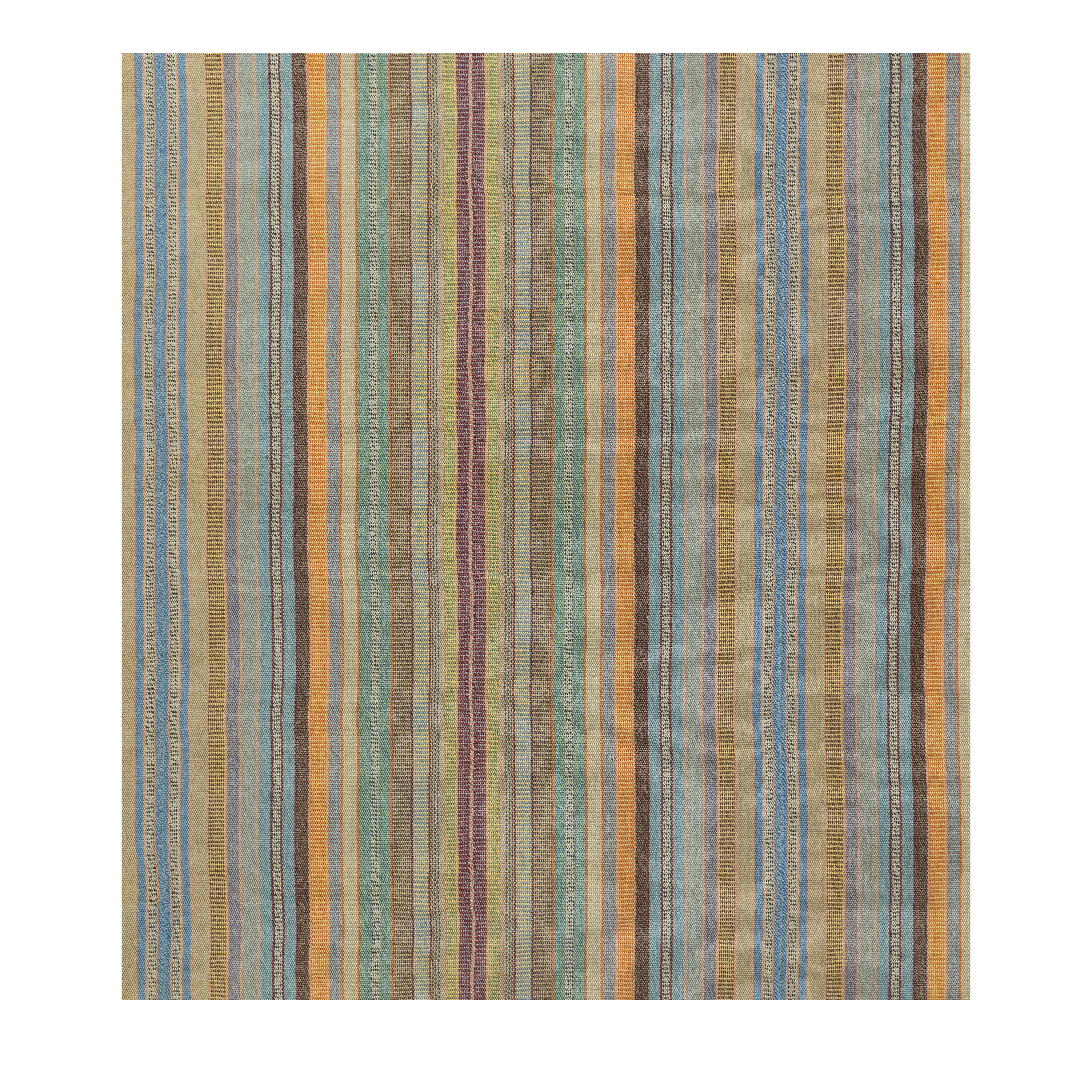 Jajim Kilim Flatweave rug by Nasiri Carpets – handwoven in natural-dyed wool with modern multicolor stripes