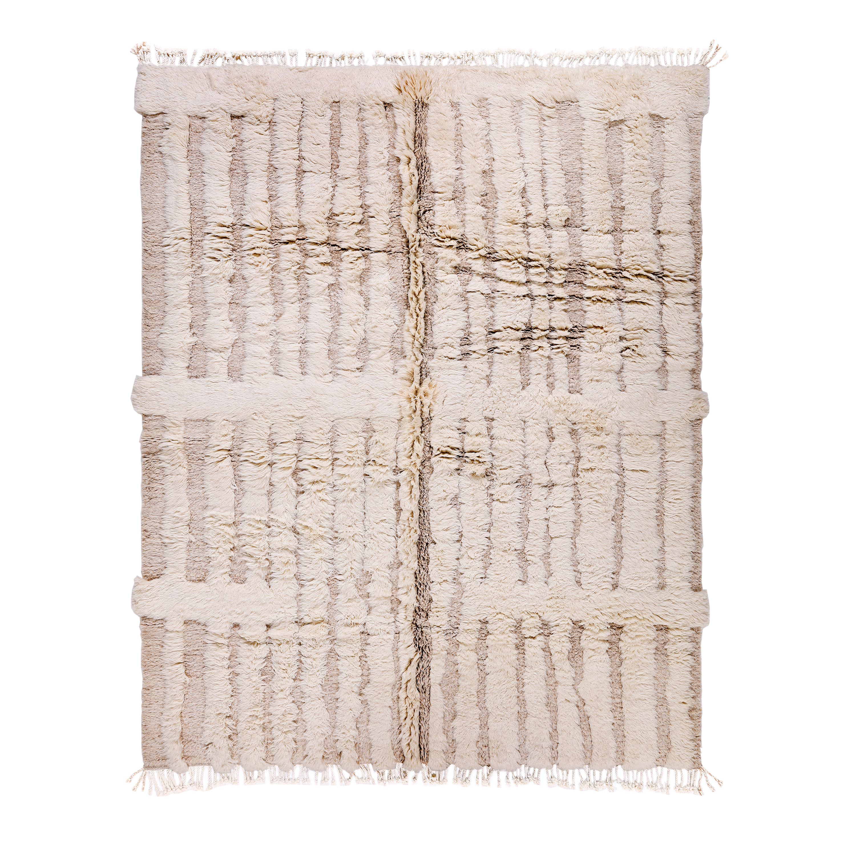 Geometric Ivory Beige Moroccan