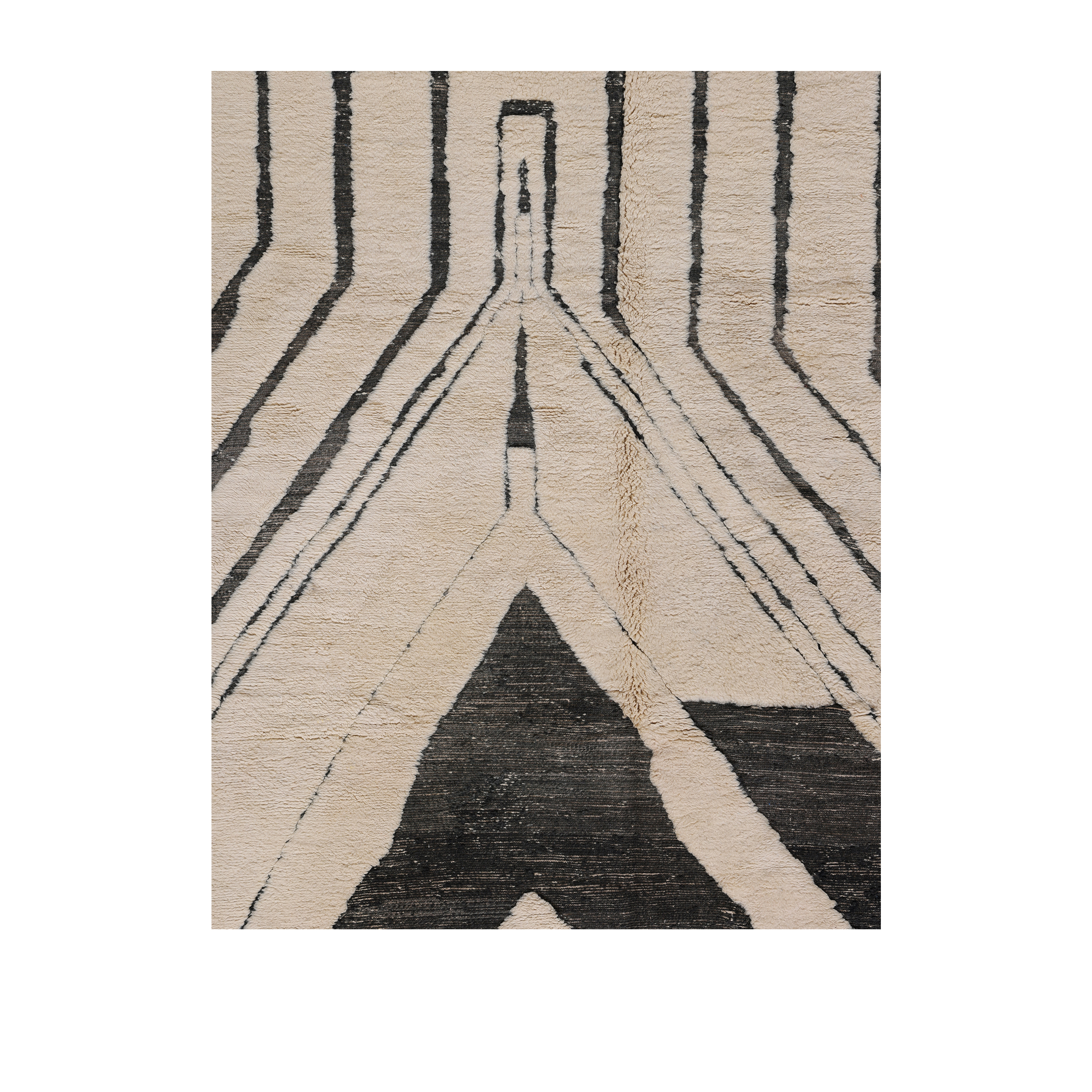 Geometric Path Ivory Moroccan