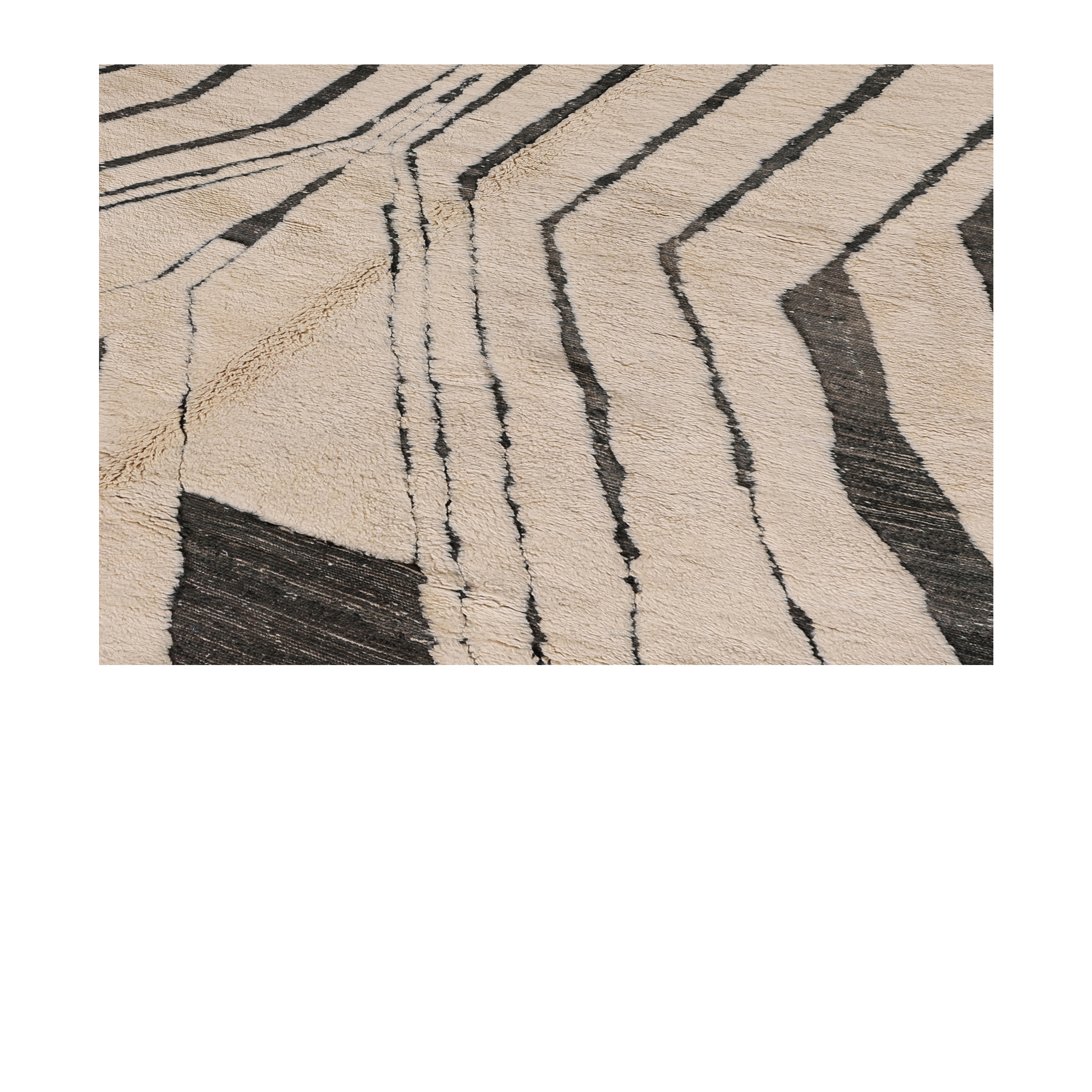 Geometric Path Ivory Moroccan