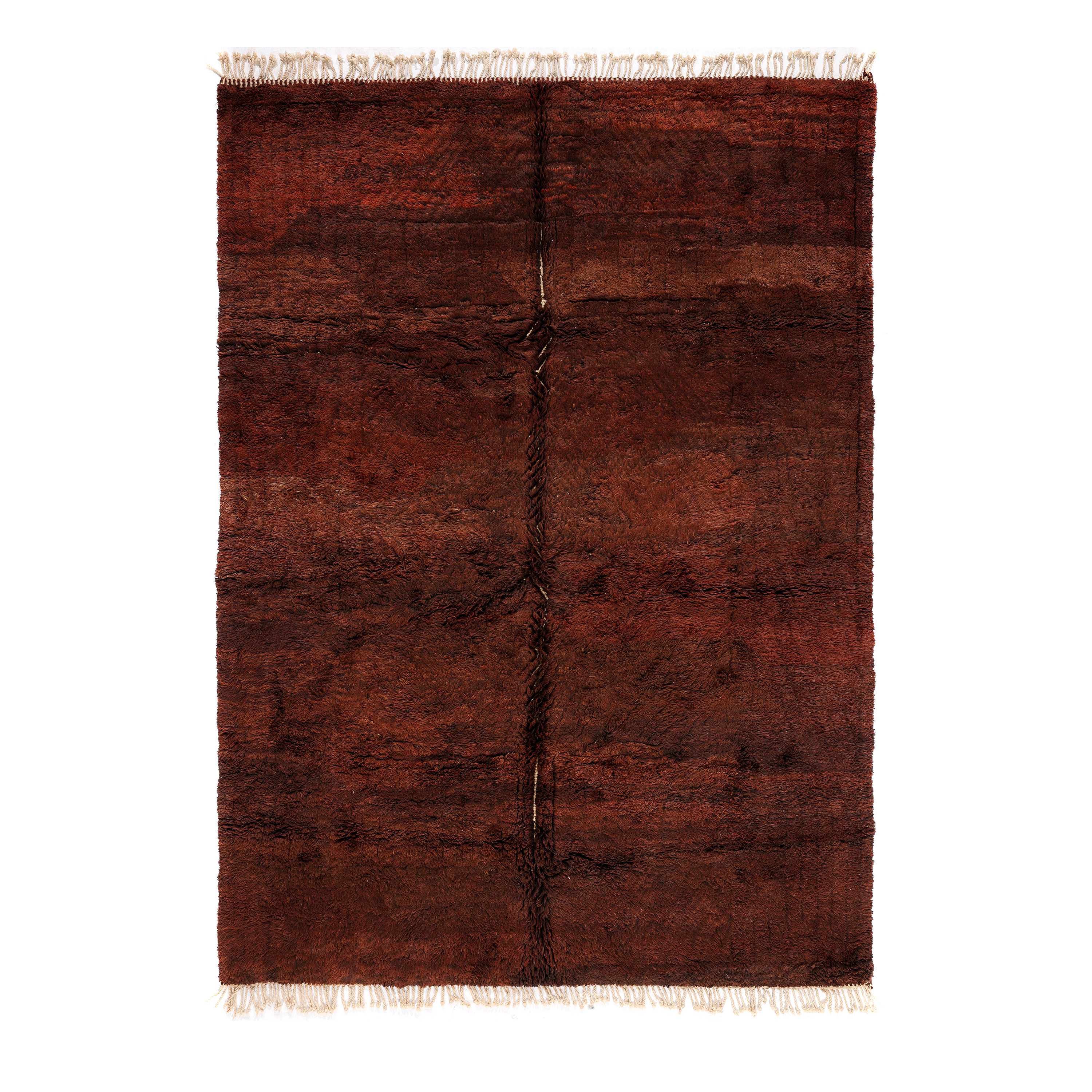 Classic Plain Burgundy Moroccan