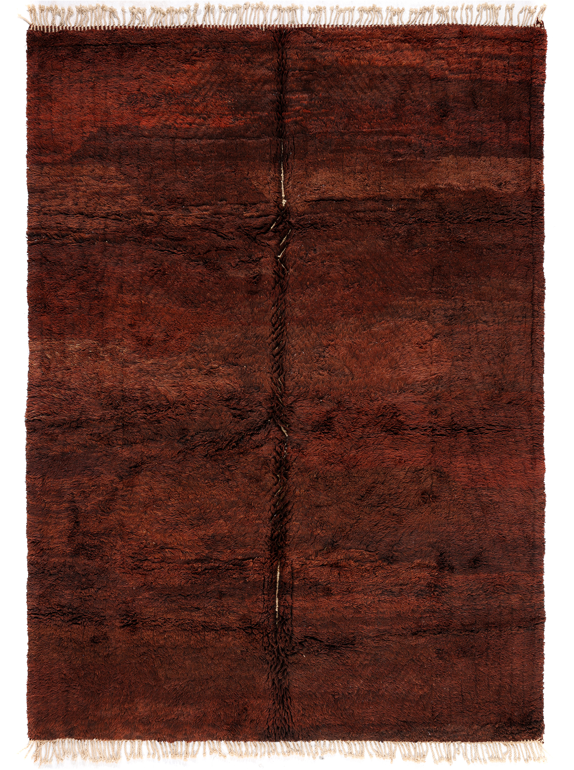 Classic Plain Burgundy Moroccan