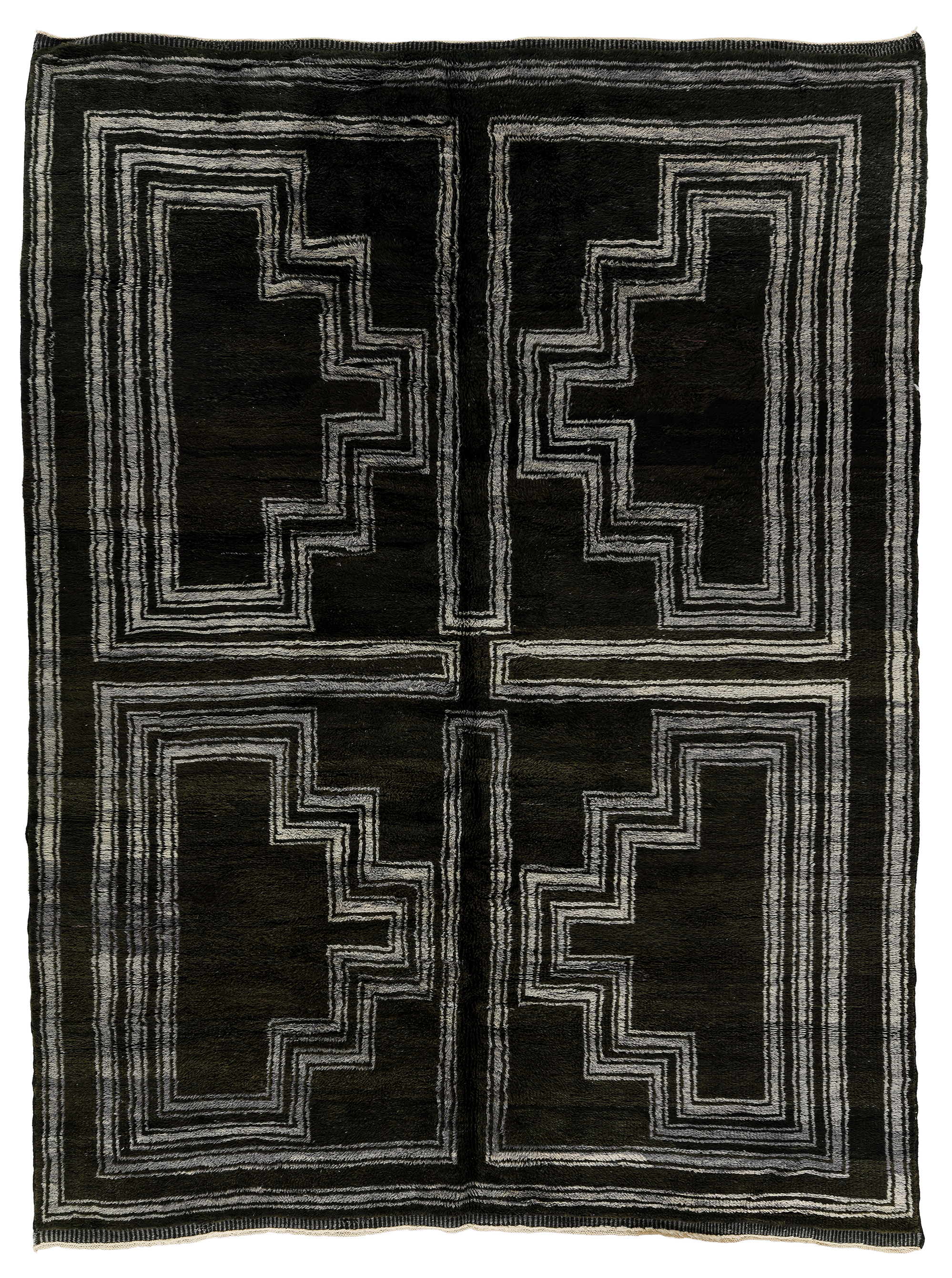 Modern Charcoal Maze Moroccan