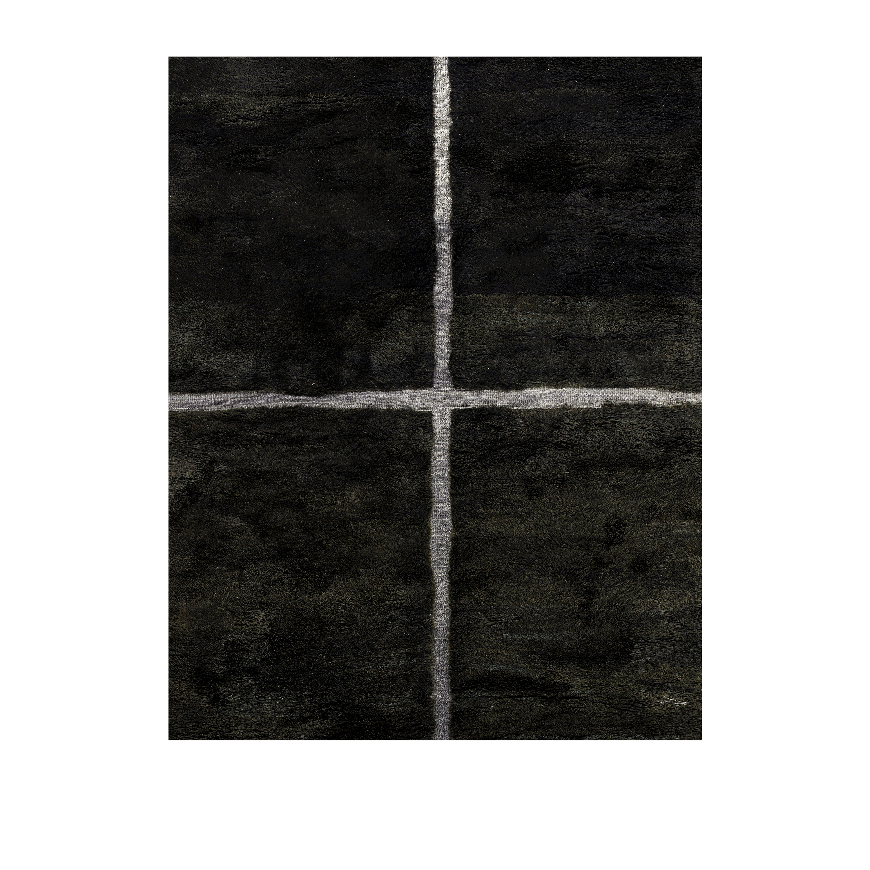 Modern Black Grid Moroccan