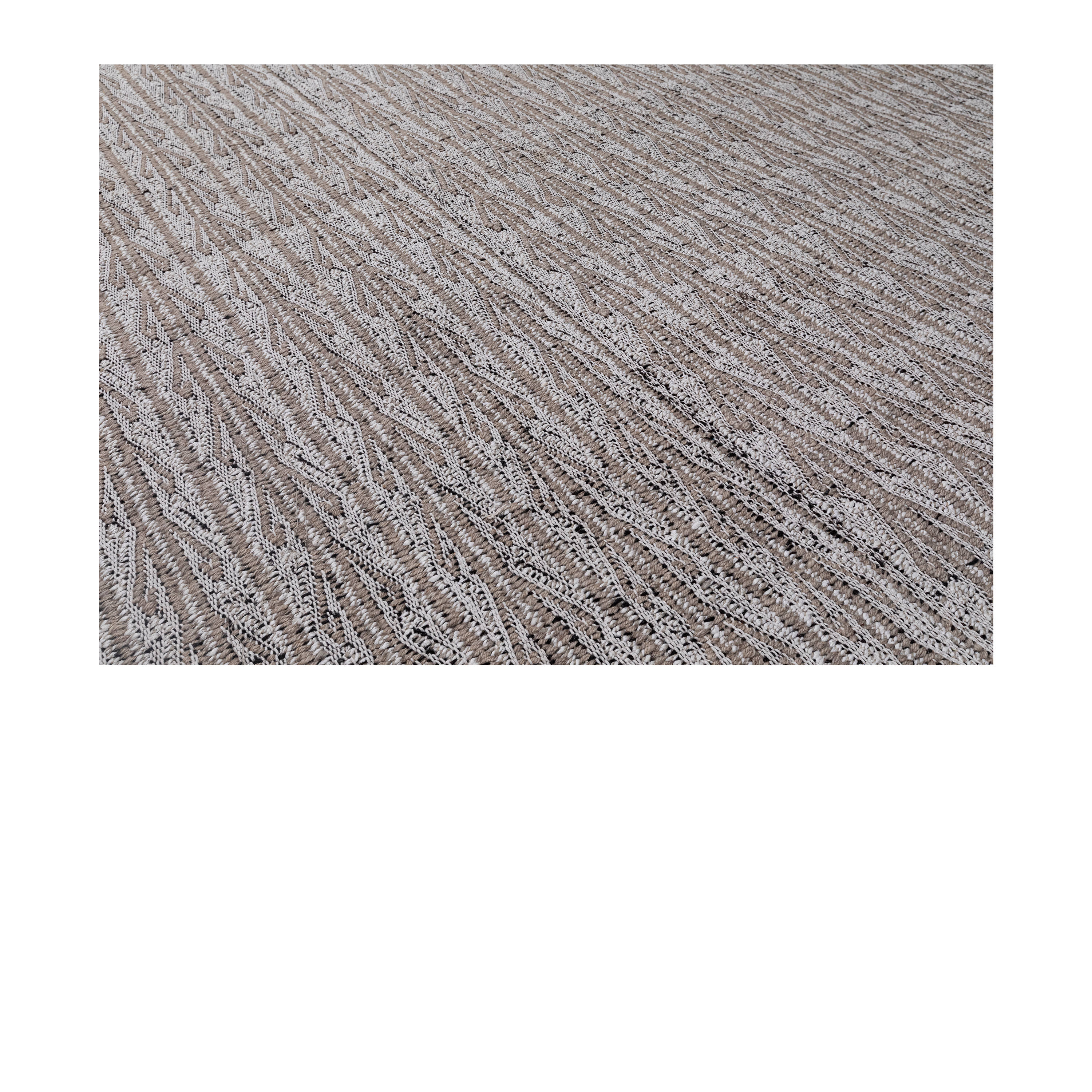 Ricci Rust and Beige handmade wool, geometric rust and beige design, artisanal woven textile