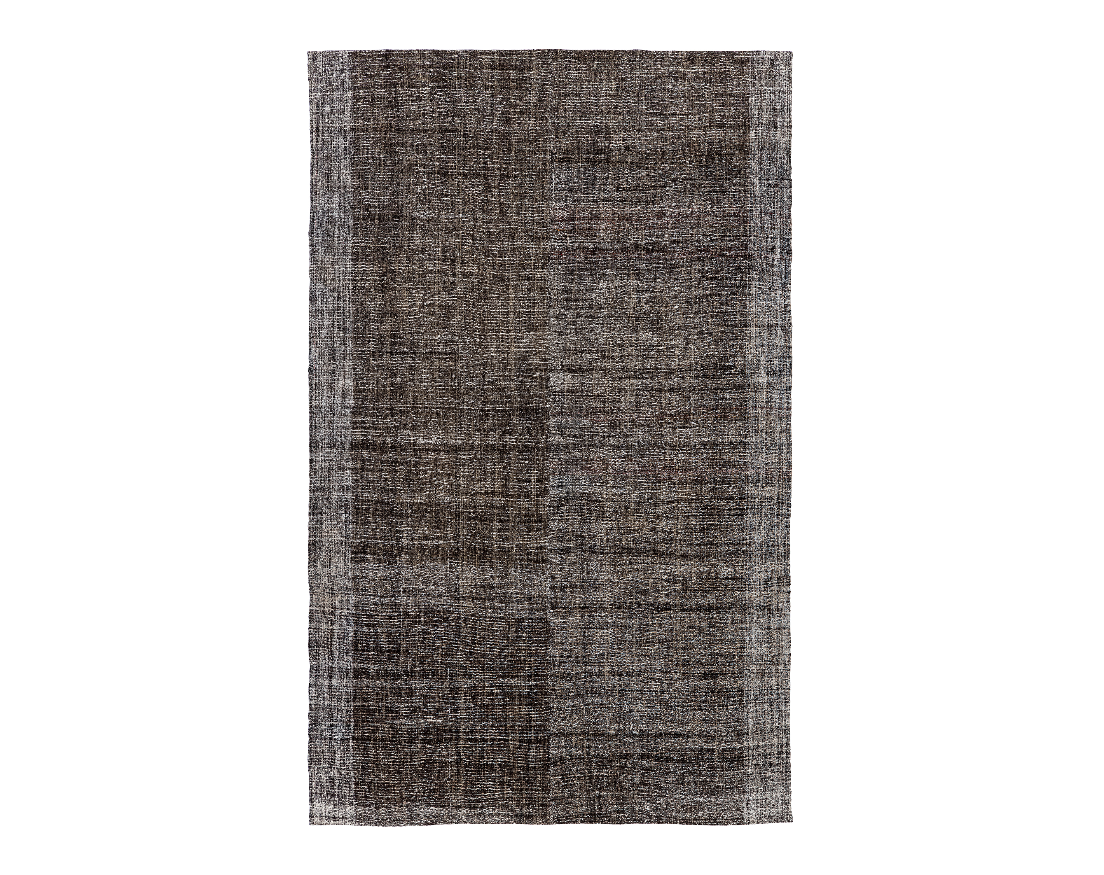 Vintage Flatweave Brown handmade wool, custom earthy brown flatweave, Nasiri artisanal wool flatweave brown