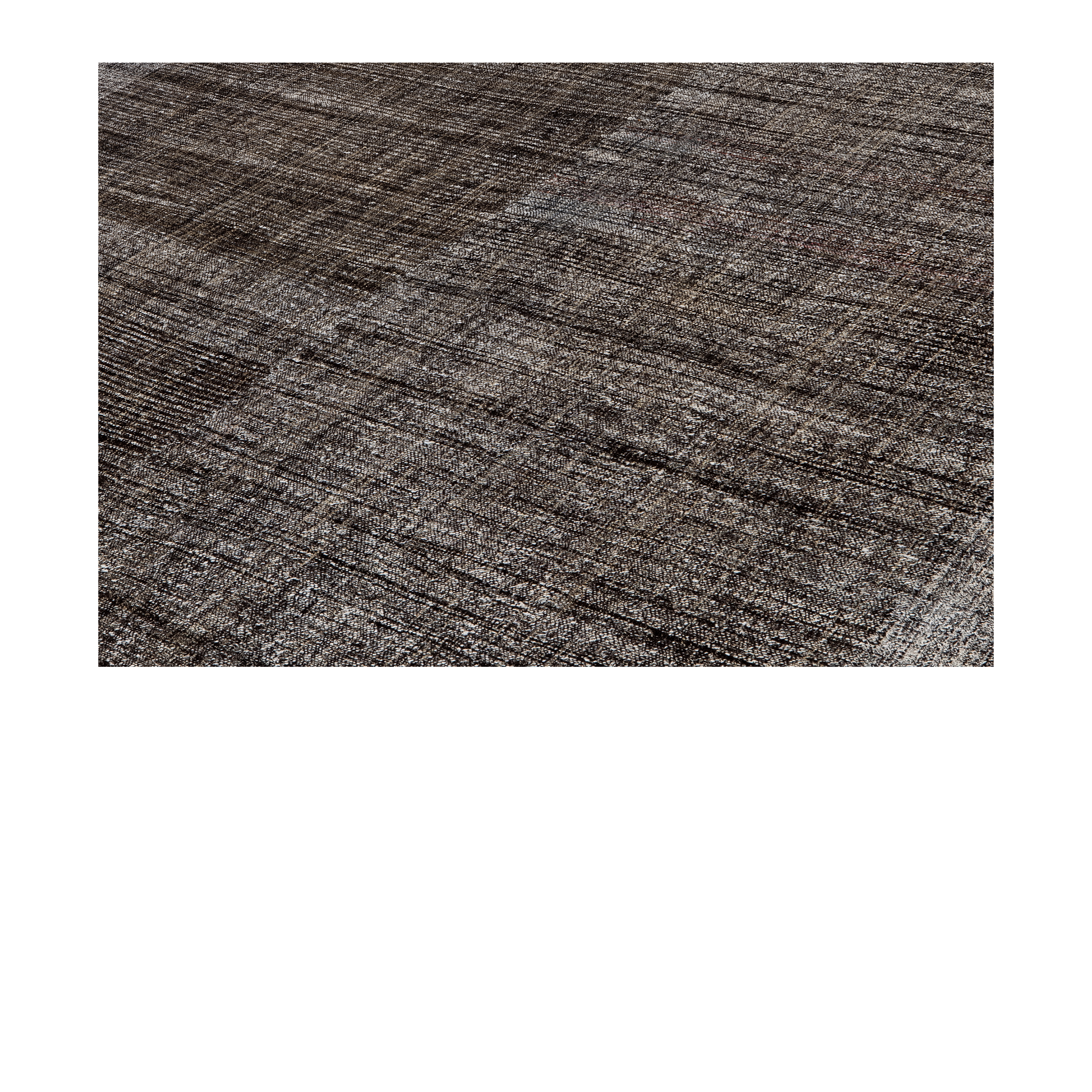 Vintage Flatweave Brown handmade wool, custom earthy brown flatweave, Nasiri artisanal wool flatweave brown