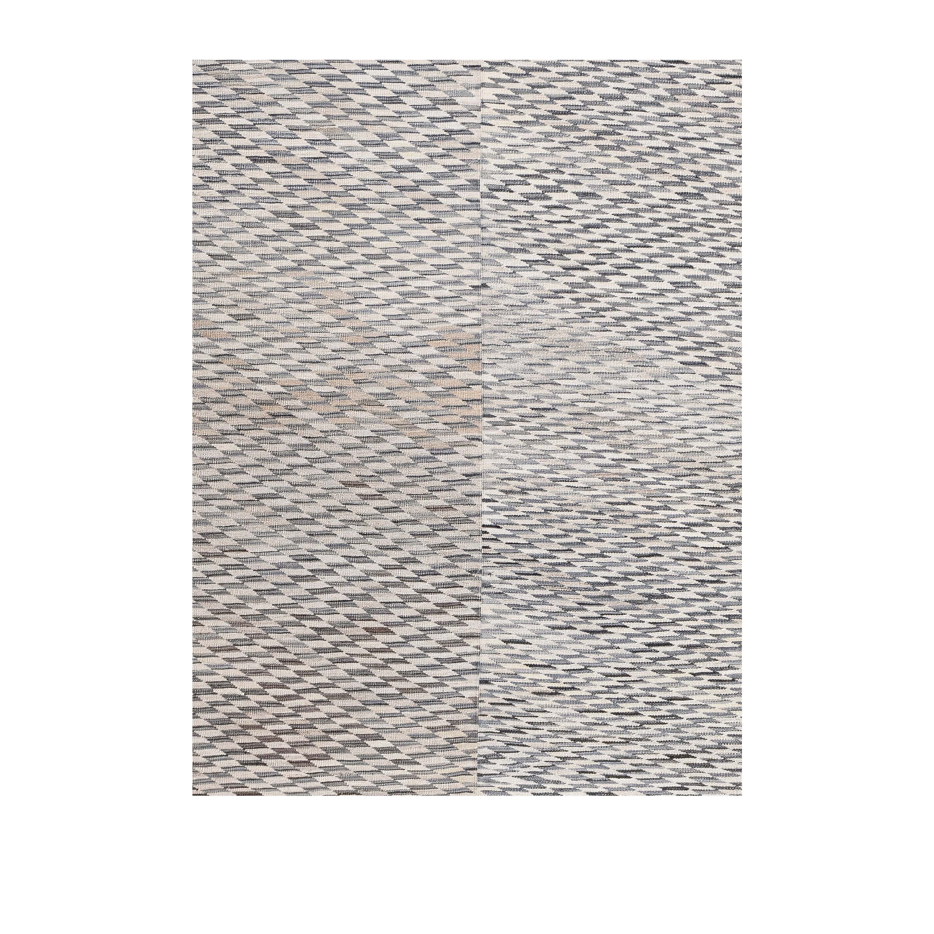 Shiraz Flatweave Neutral handmade wool, custom beige grey flatweave, Nasiri artisanal Shiraz flatweave