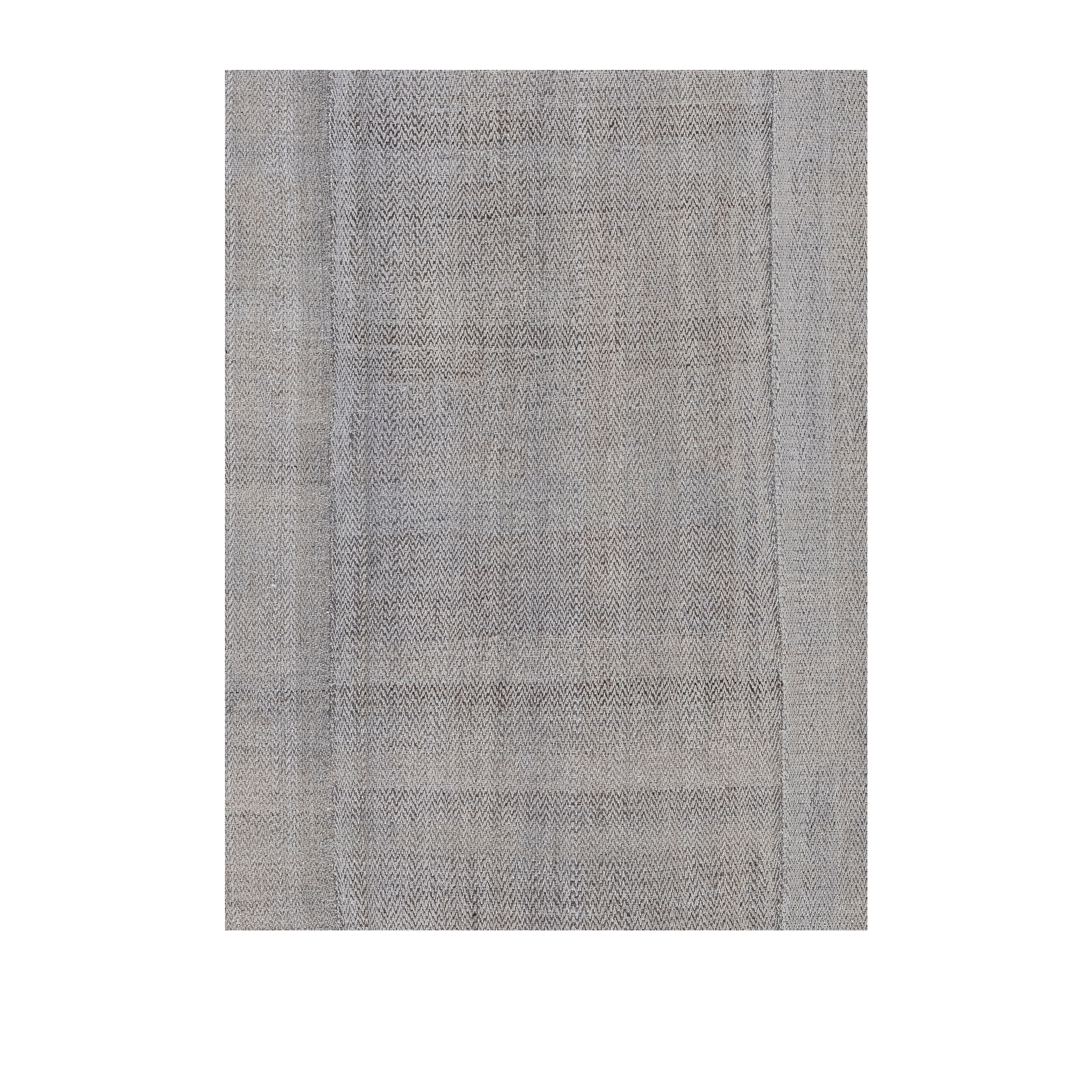 Charmo Flatweave Grey handmade wool, custom grey flatweave by Nasiri, artisanal grey tonal flatweave