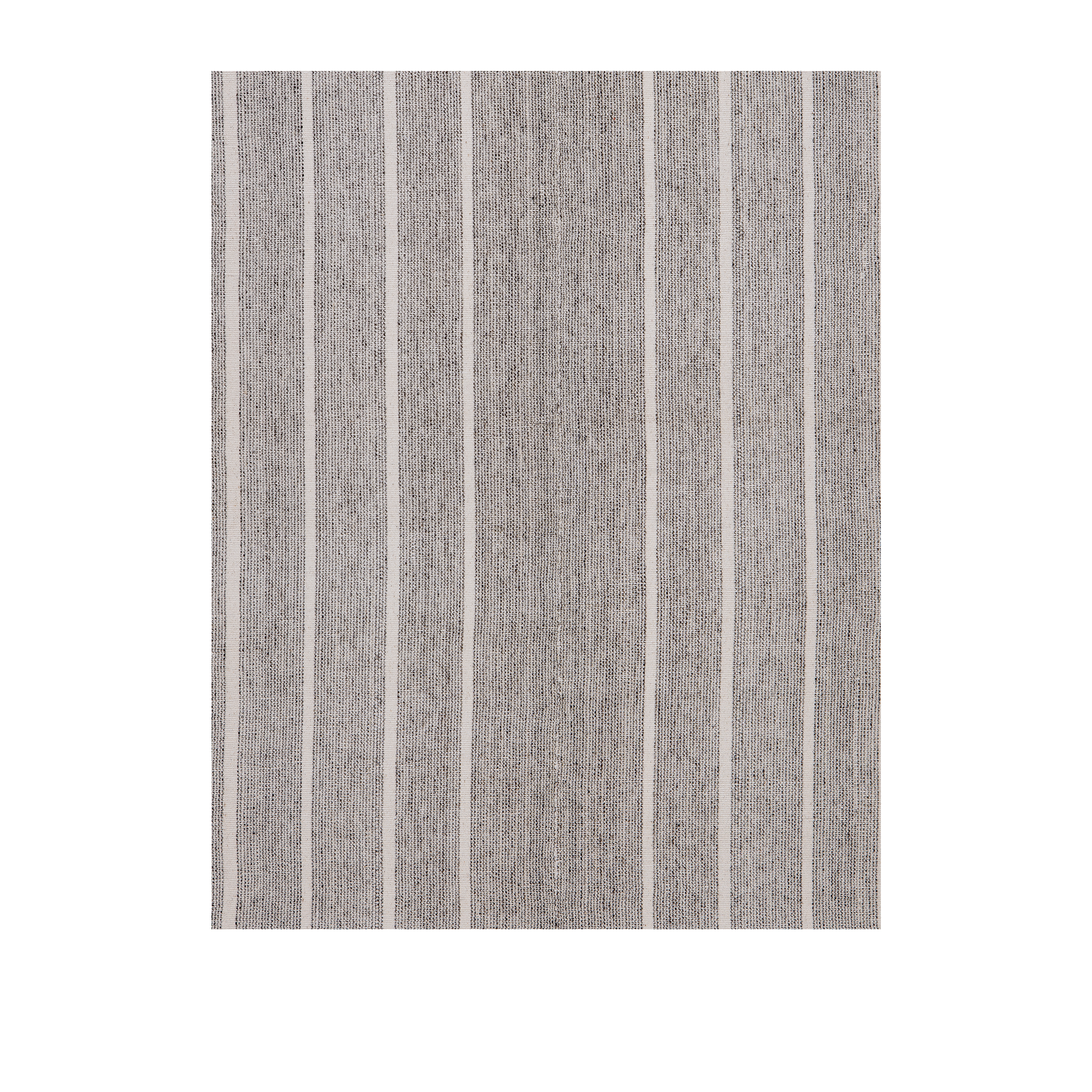 Pelas Flatweave Grey Stripes handmade wool, custom striped grey flatweave, Nasiri artisanal Pelas grey flatweave