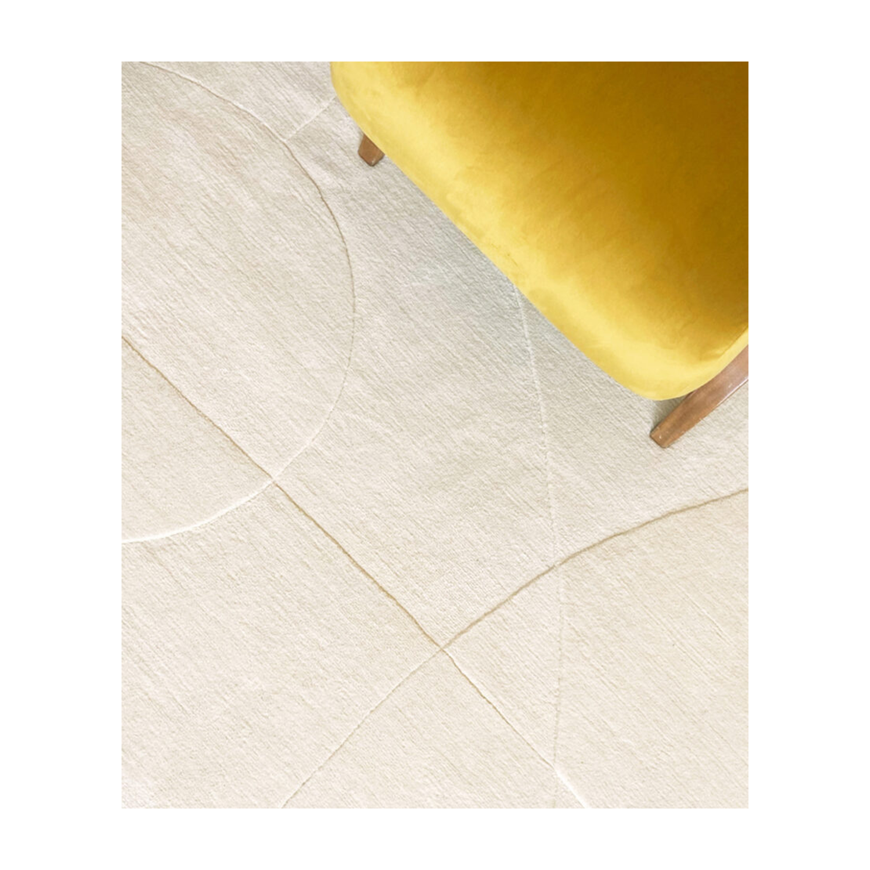 Custom Sundial rug by Nasiricarpets featuring intersecting lines and tonal arcs