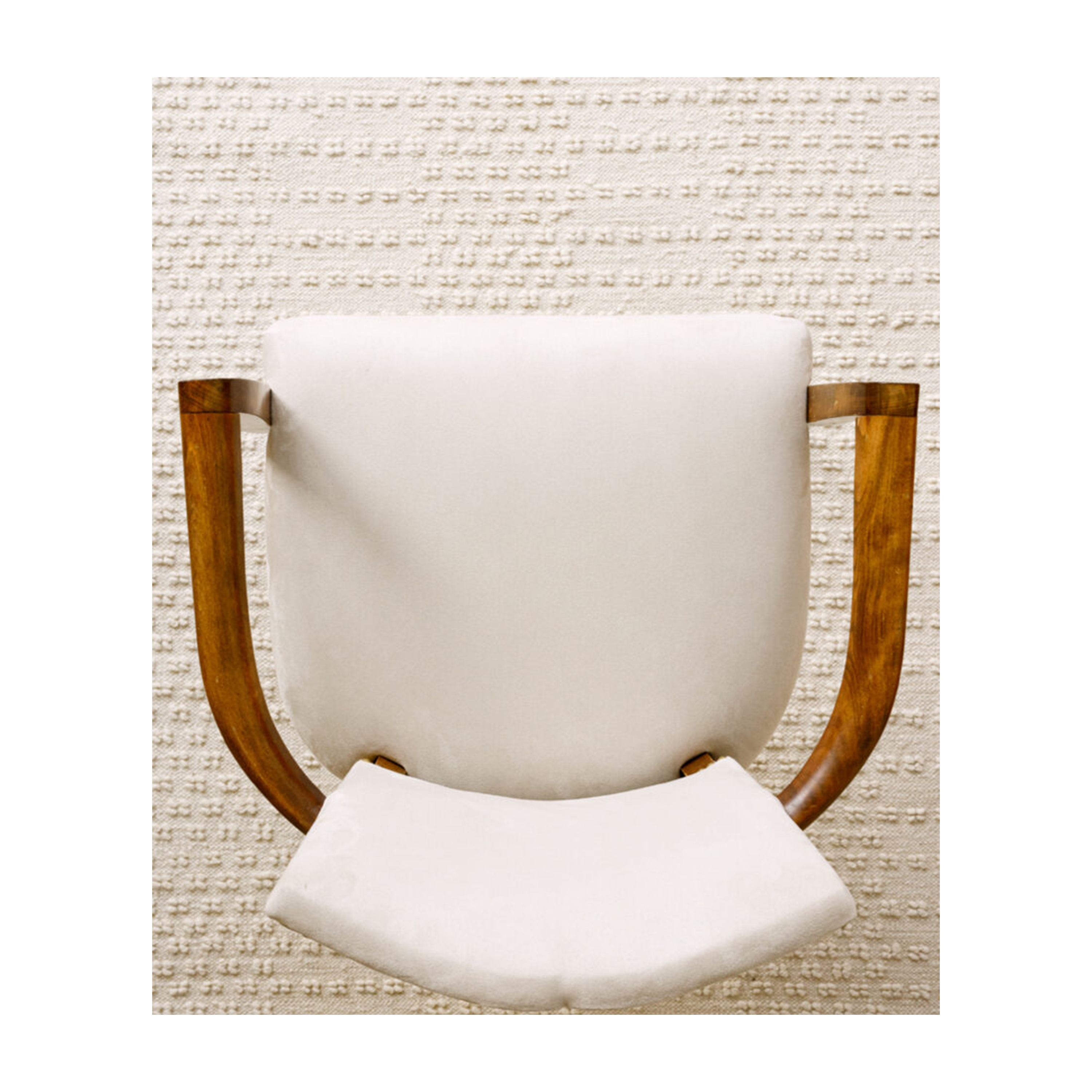 Custom Loops Natural White flatweave rug by Nasiricarpets featuring looped wool texture