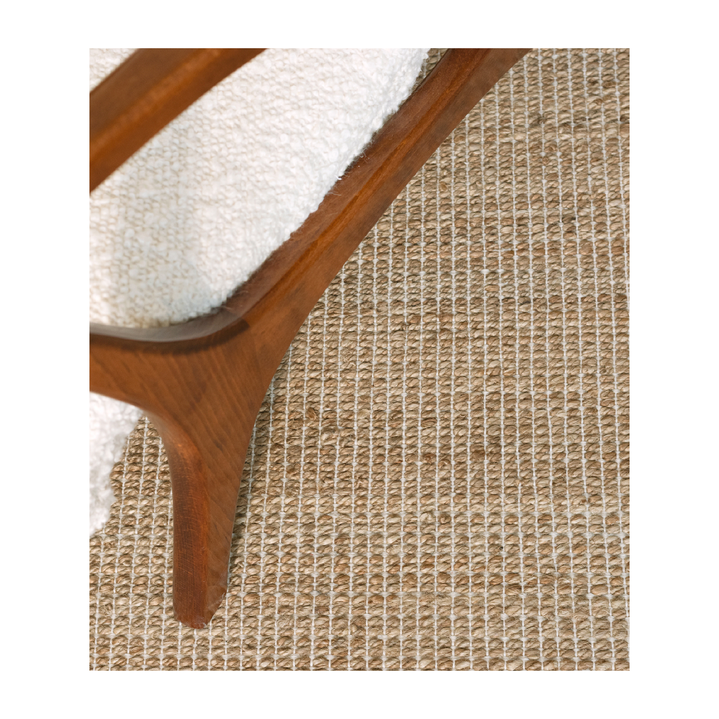 Custom Chunky Cactus rug by Nasiricarpets handwoven from wool and cactus fibers