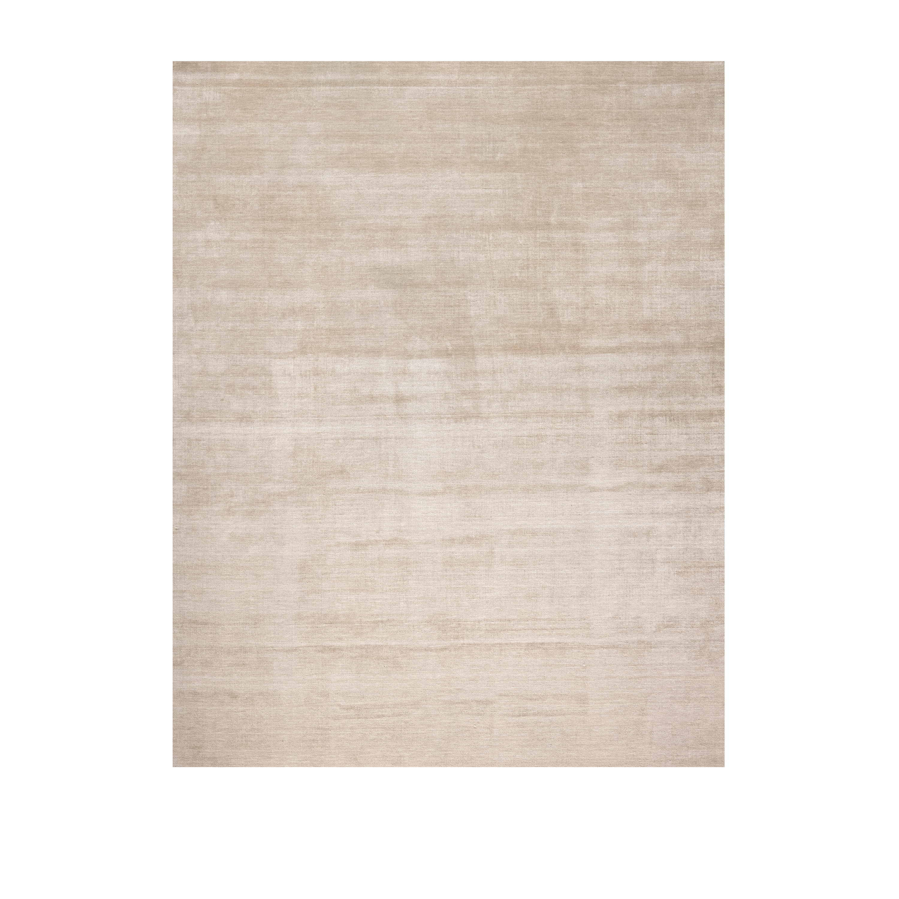 Linea modern rug in sand and ivory tones, minimalist handmade rug with clean border design, luxury modern wool and silk rug by nasiricarpets