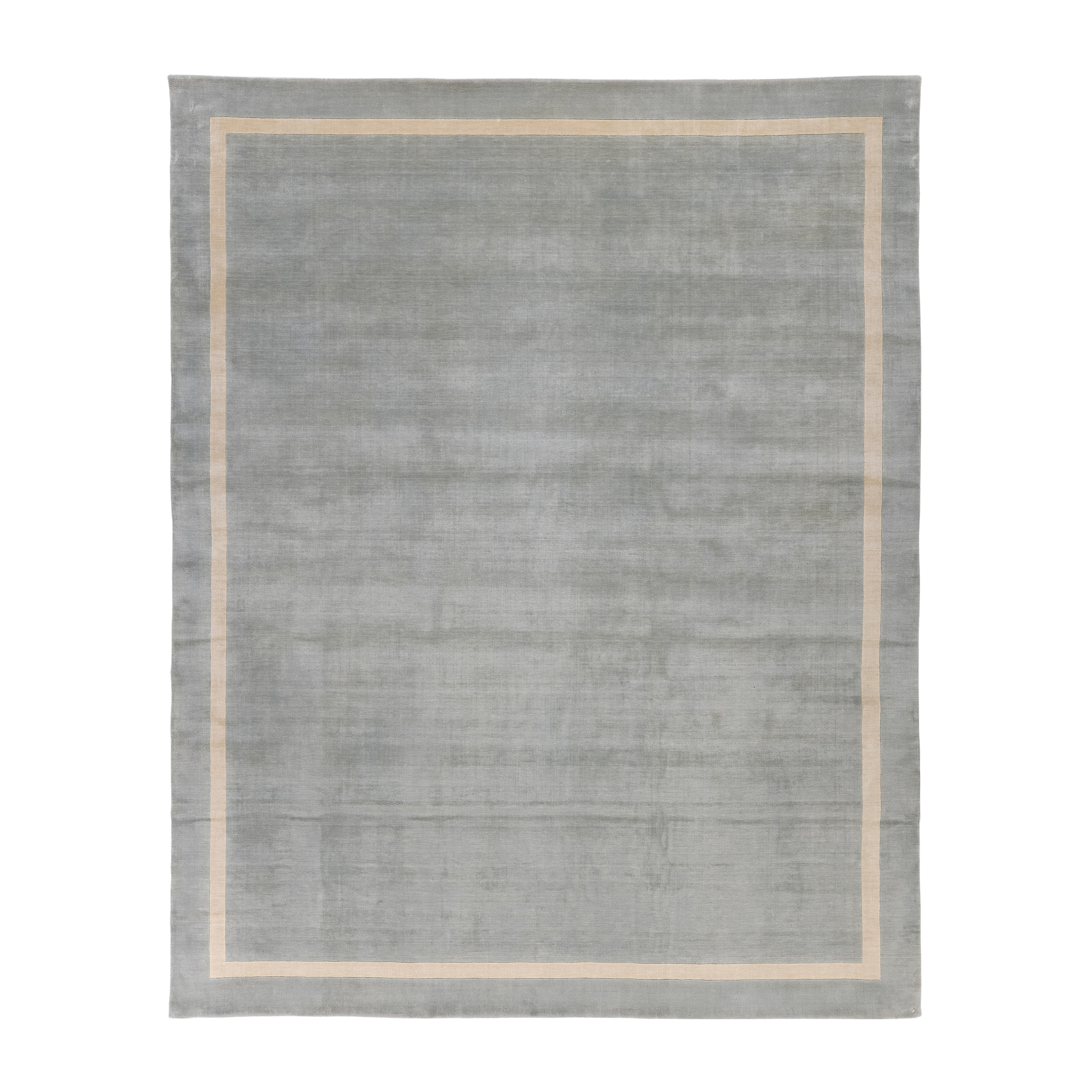 Linea modern rug in Blue and sand tones, minimalist handmade wool and silk rug, luxury modern carpet by nasiricarpets