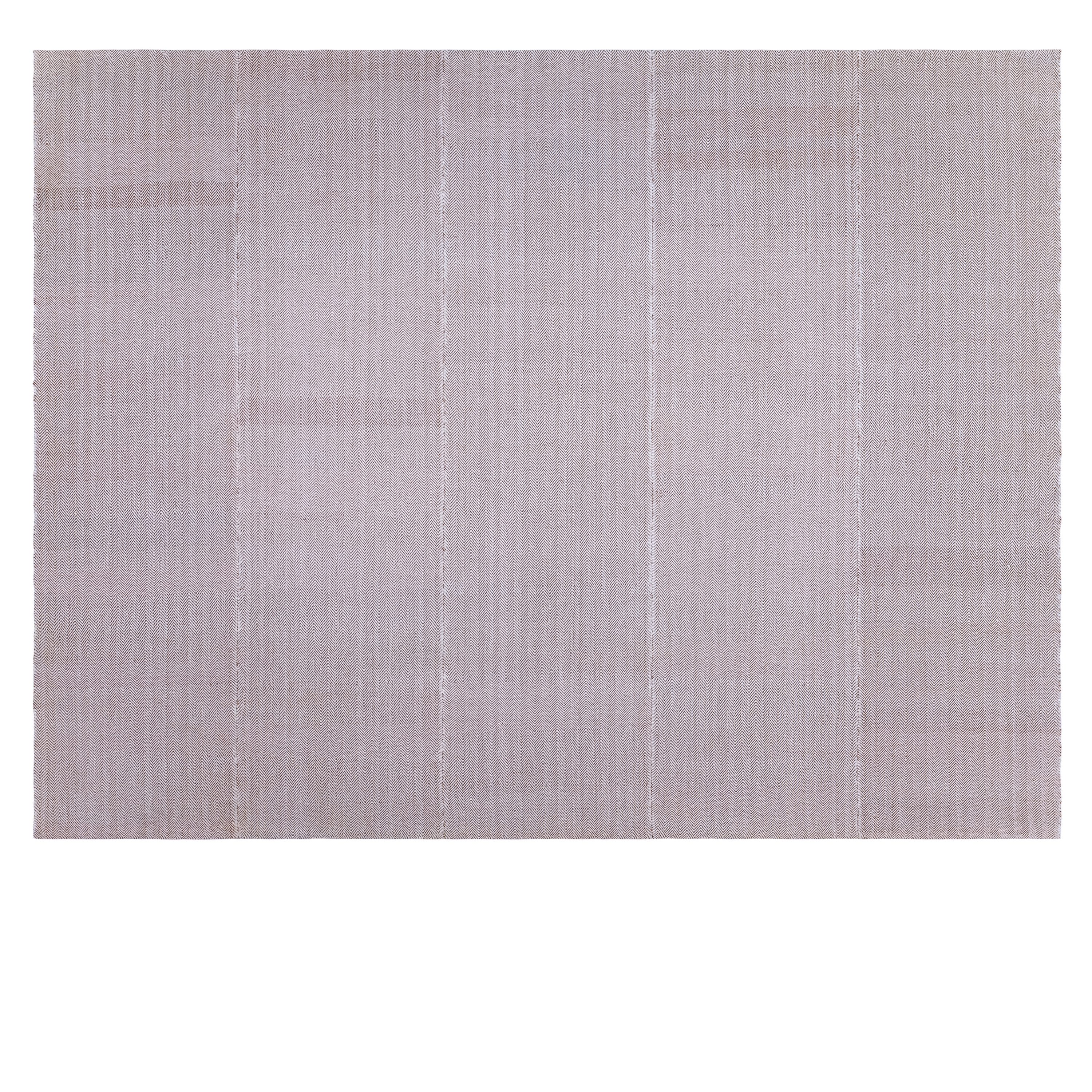 Pelas custom flatweave rug in blush taupe and ivory tones handmade by Nasiricarpets for luxury contemporary interiors
