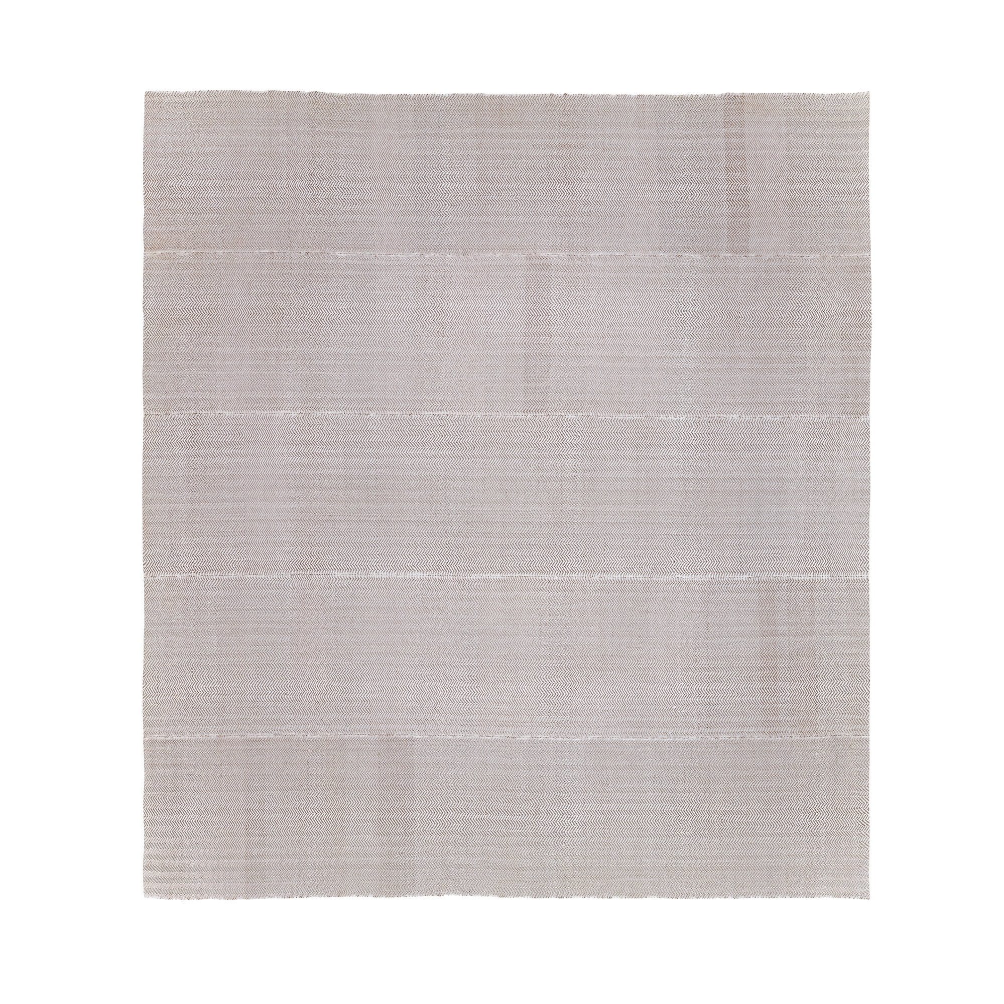 Pelas custom flatweave rug in blush taupe and ivory tones handmade by Nasiricarpets for luxury contemporary interiors