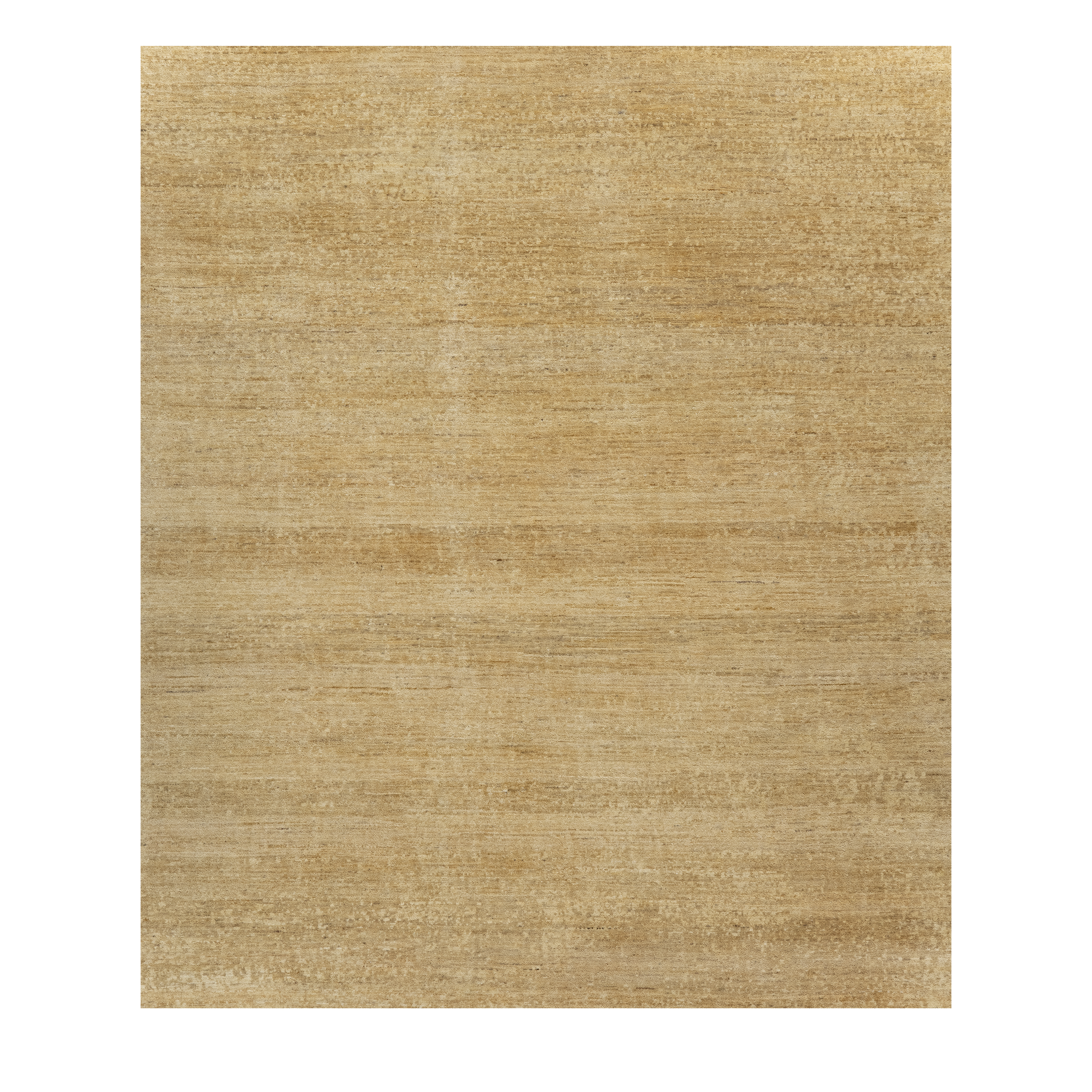 Terre Dore custom hand-knotted modern carpet in warm gold, beige and soft taupe tones by Nasiricarpets